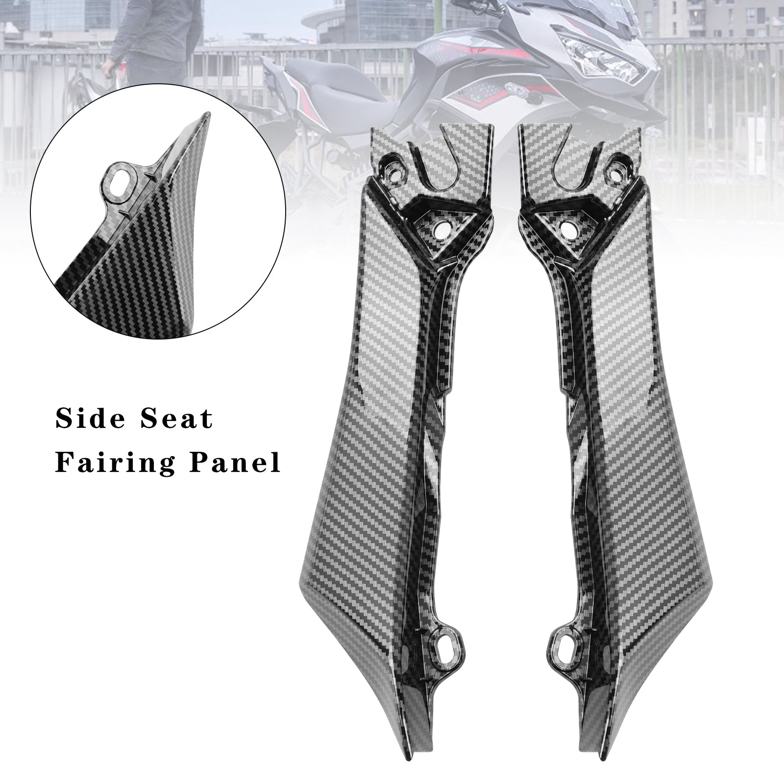 2022-2024 Kawasaki Versys 650 KLE650 Sidesete Fairing Panel Cowl