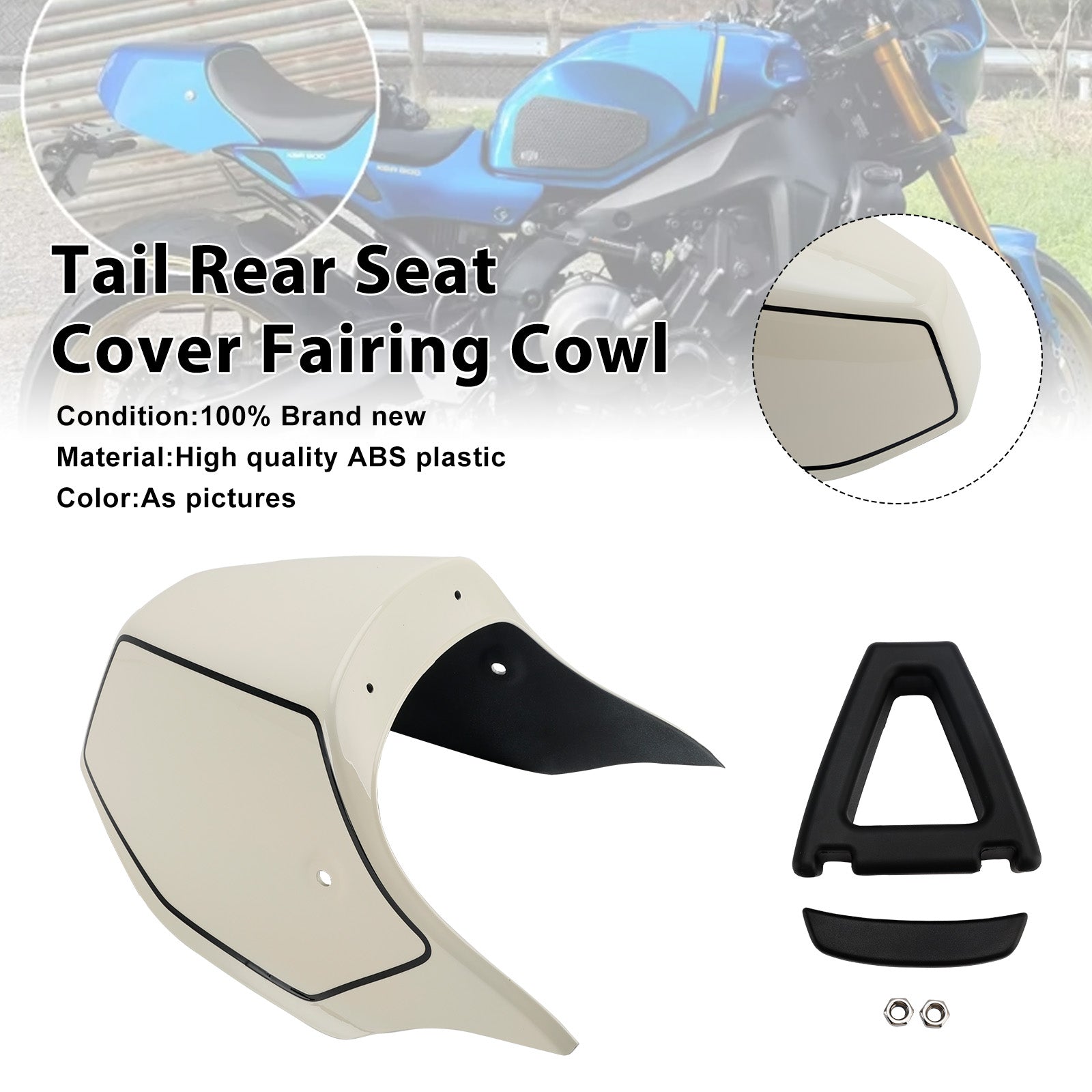 Housse de carénage de siège arrière pour Yamaha XSR900 2022 – 2025