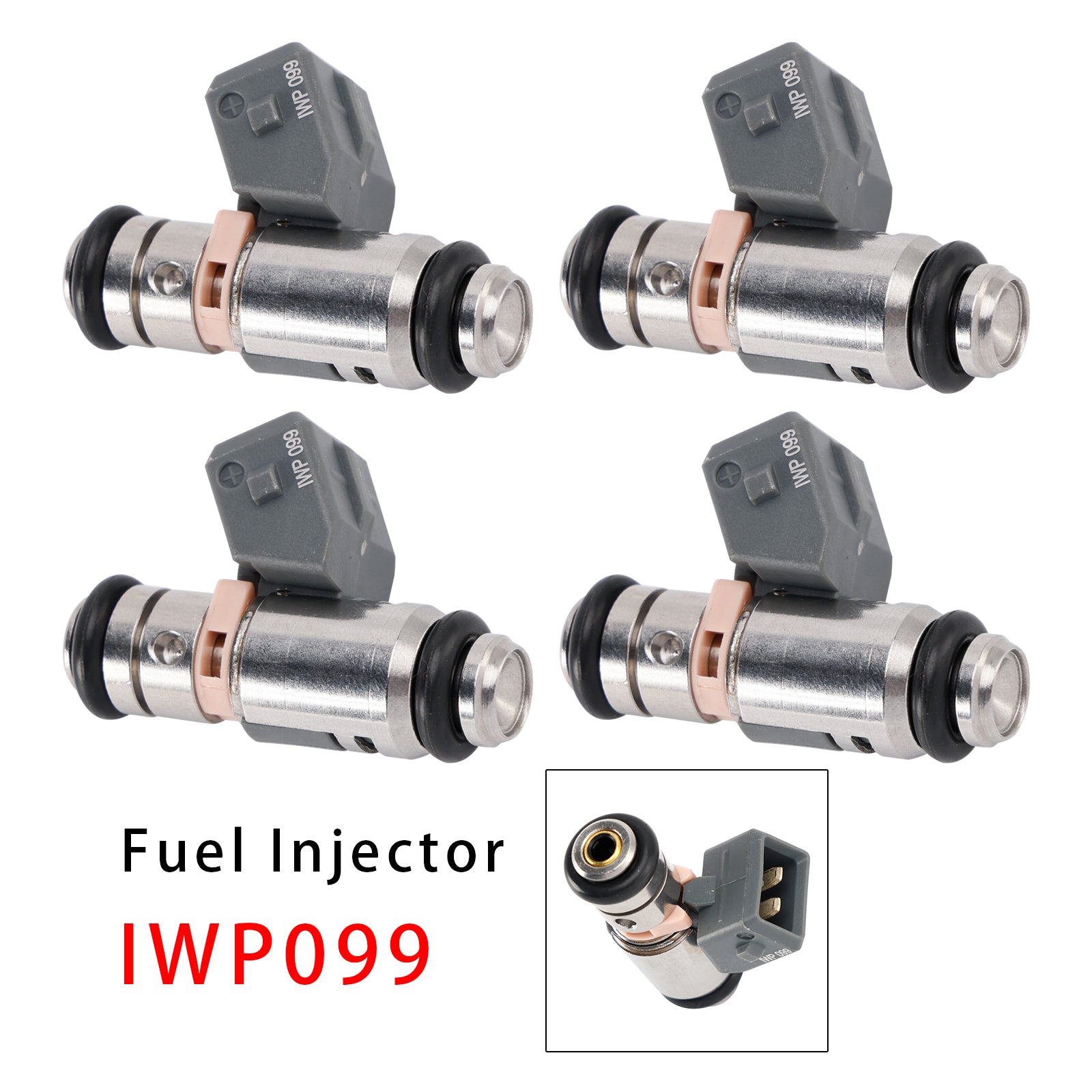 4Pcs Fuel Injector For Renault Clio Kangoo Thalia Twingo I 1.2 16V IWP099