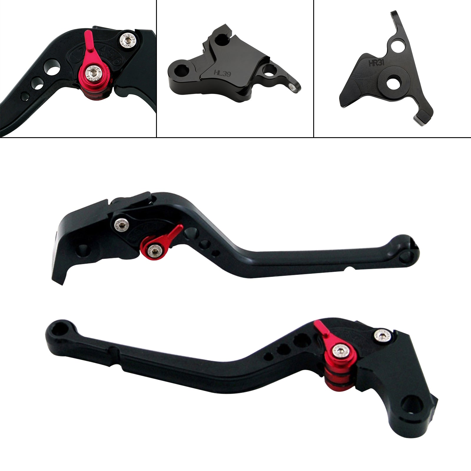 Palanca de freno de embrague larga apta para CFMOTO 450SS 450SR 21-23 450NK 23-24