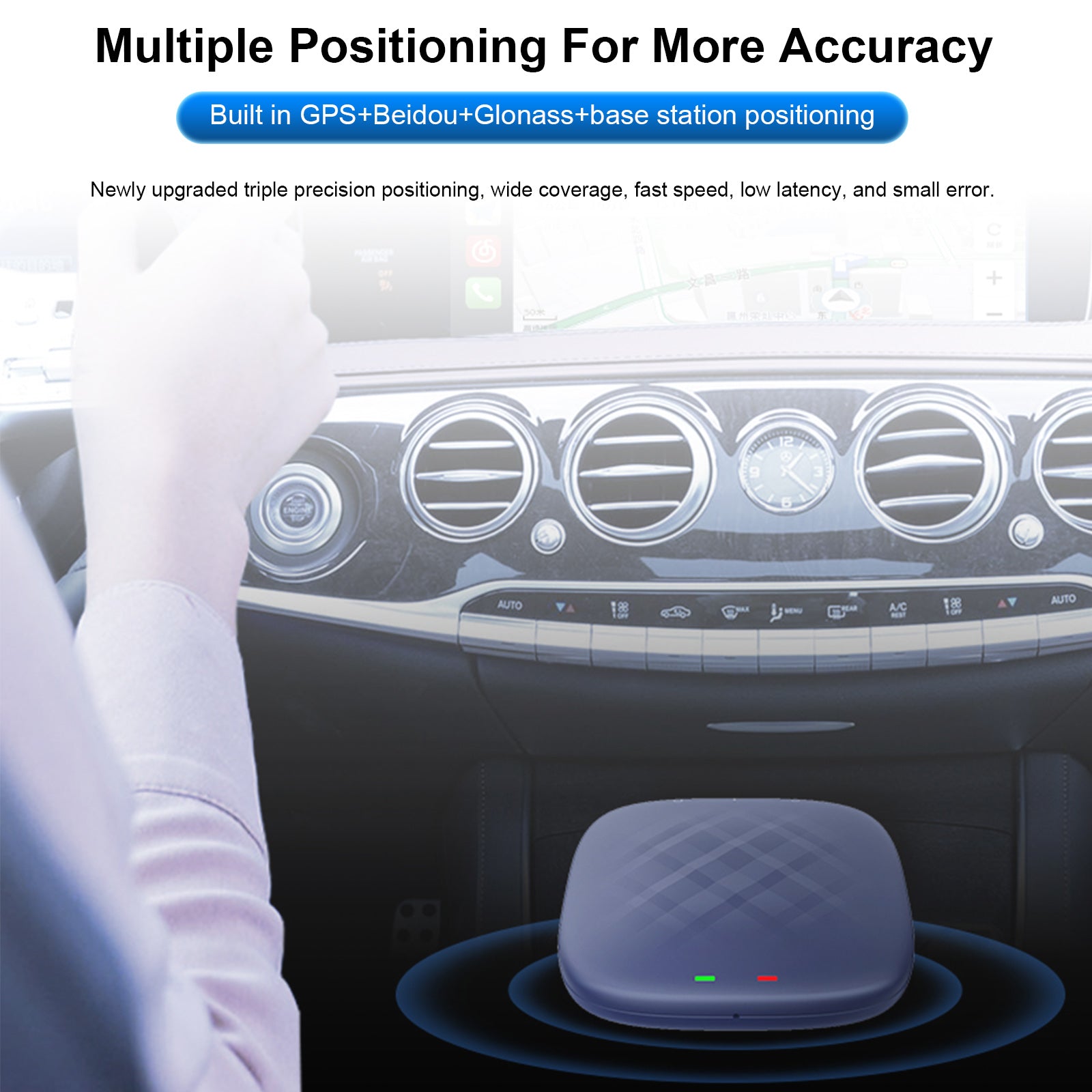 Carlinkit Carplay AI Box Plus Android 13 8+128GB draadloze auto Bluetooth-adapter