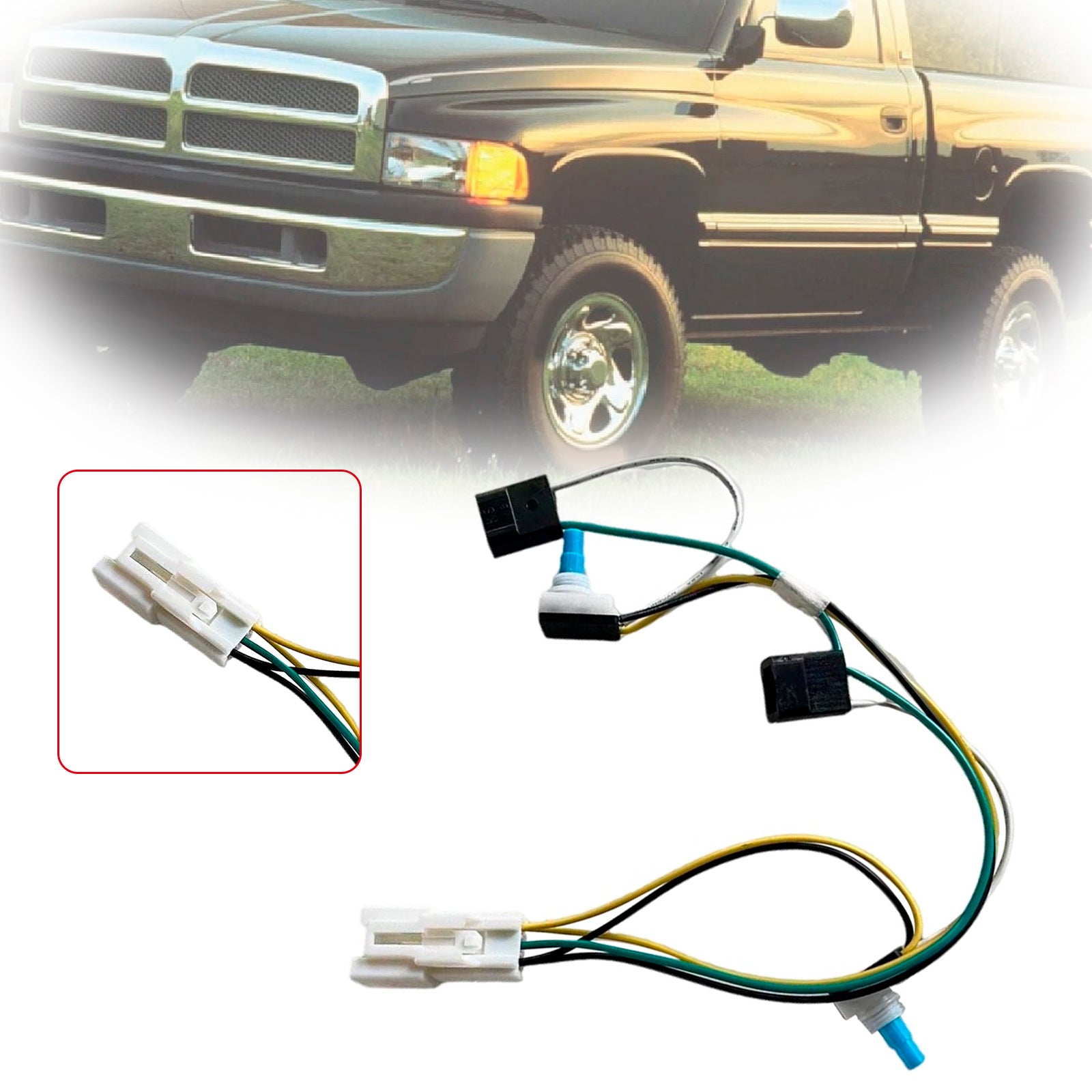 Overhead Console Map Light Wiring w/Switches For Dodge Ram 2500 3500 1999-02
