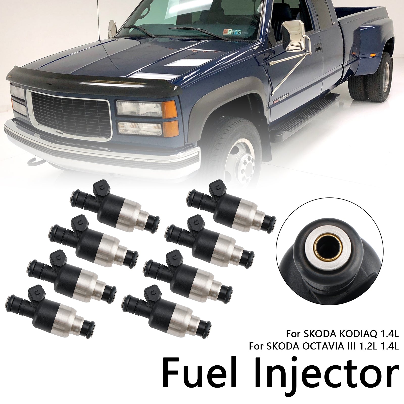 8 STKS Brandstofinjector 17109596 Fit Chevrolet Fit GMC 7.4L V8 1996-2000 83211150