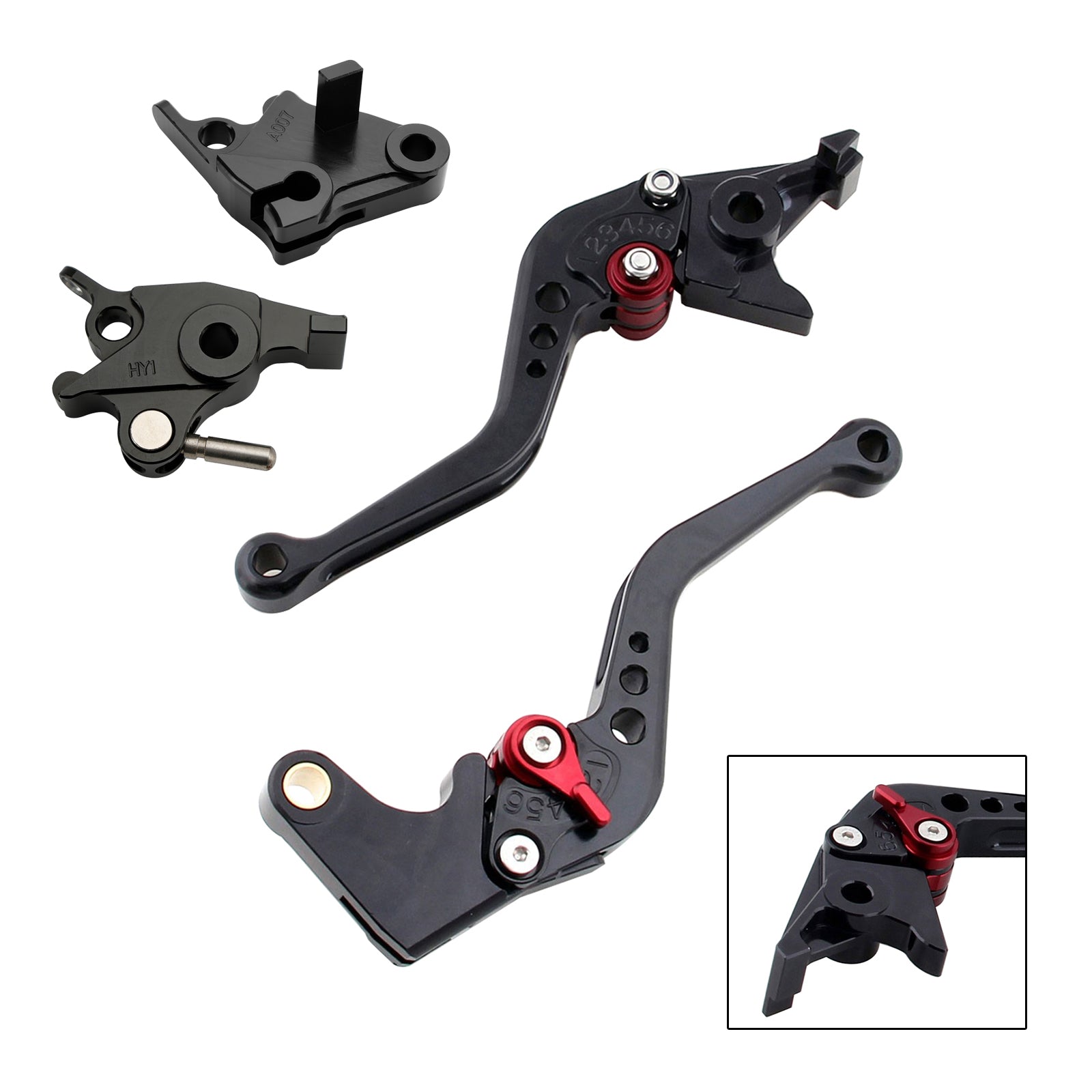 Ny kort kopplingsbromsspak Fit för CFMOTO 400NK 650NK 650MT 650GT 2020-21