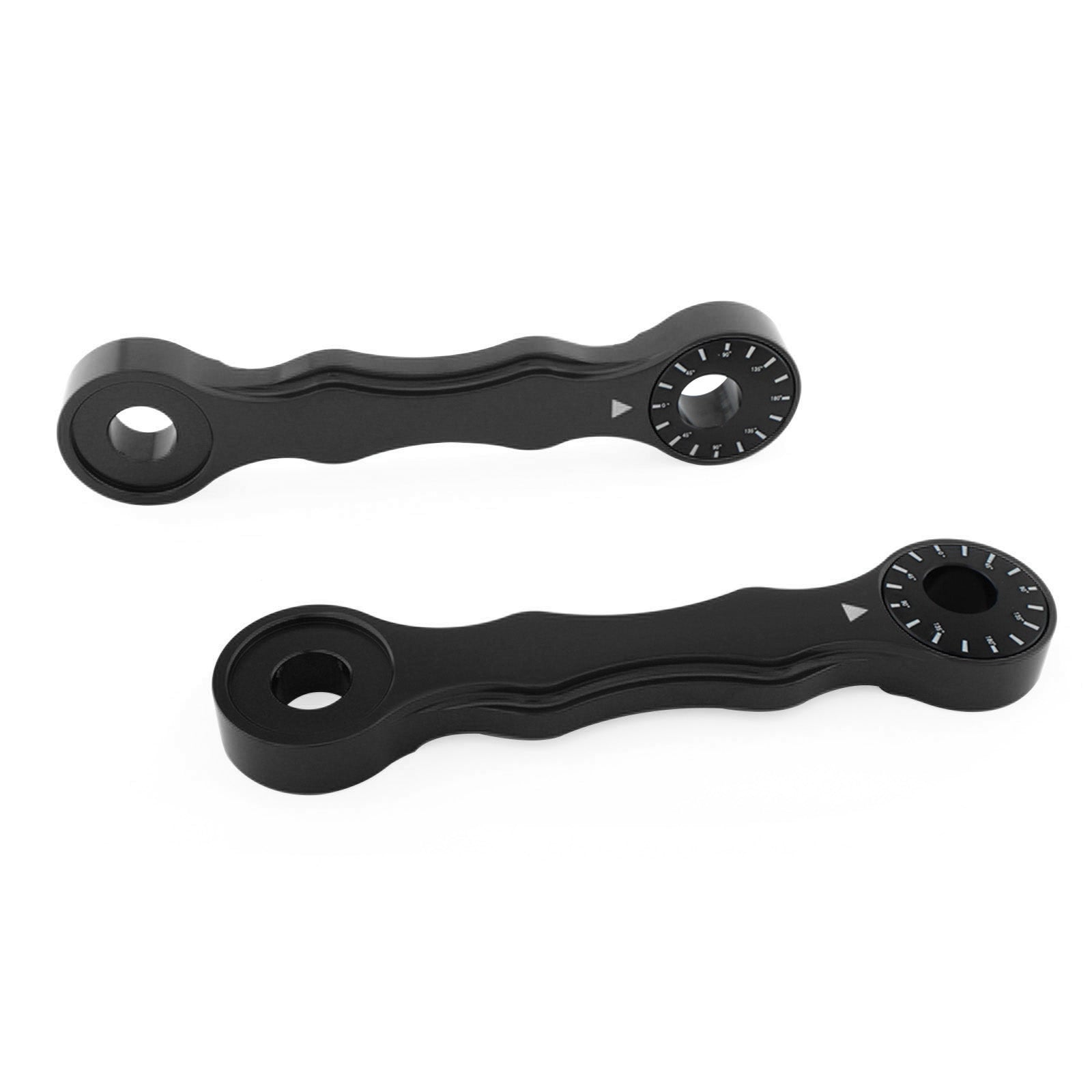 Justerbar sänkningslänkpaket för Suzuki DRZ400/E/S/SM 00-17 RM125/200 96-00 svart