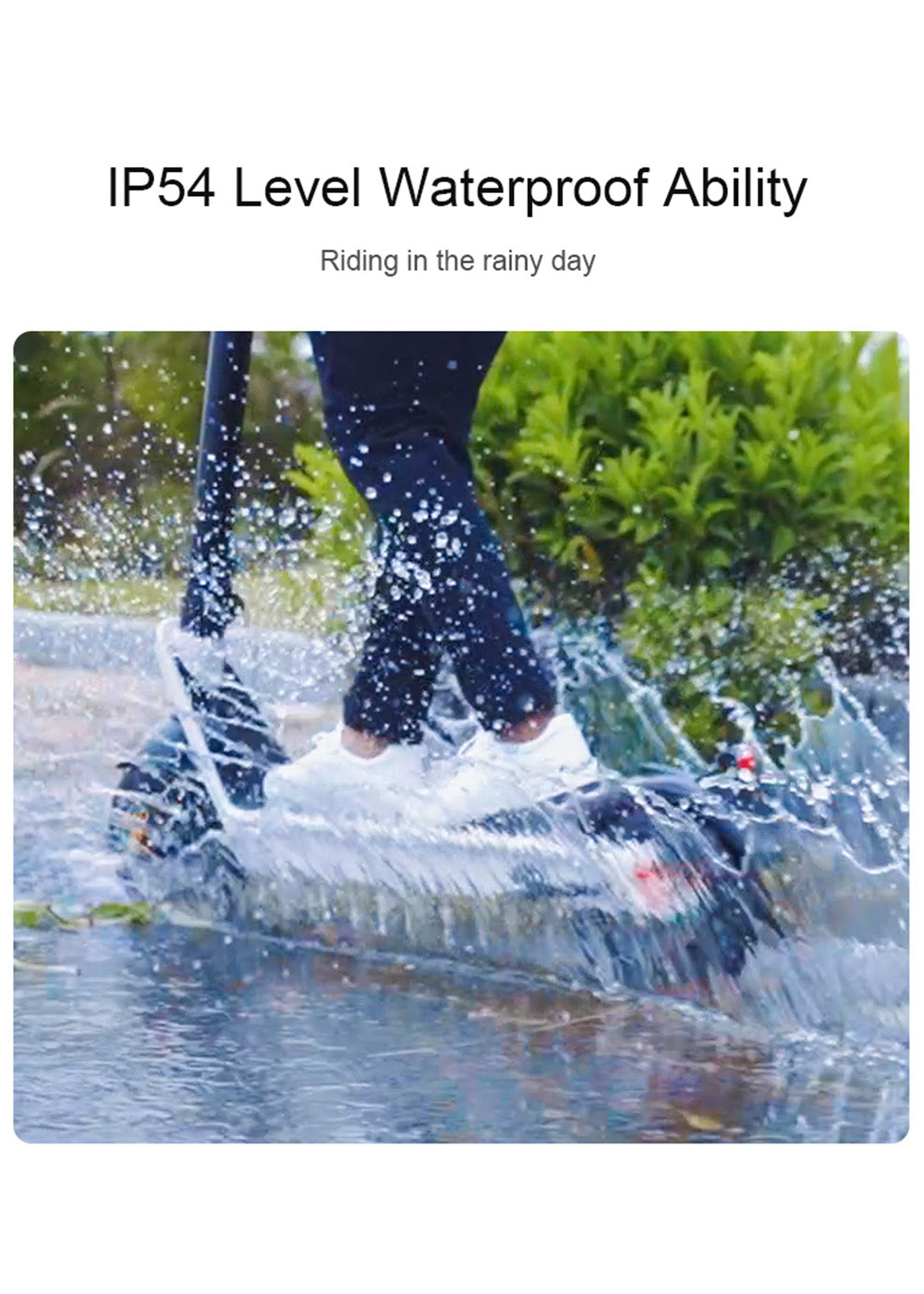 40 km/u 10" Opvouwbare elektrische scooter met een bereik van 500 W (70 km) voor woon-werkverkeer in de stad voor volwassenen