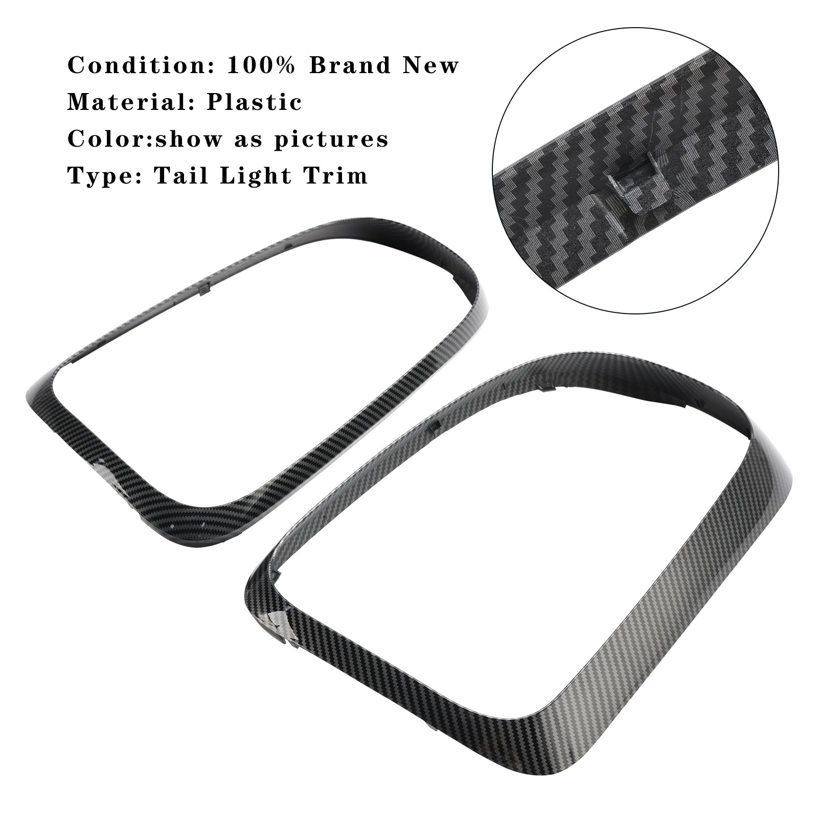 11/2015-12/2019 Mini Cooper Countryman F60 Links + Rechts Achterlicht Trim 63217385427 + 63217385428