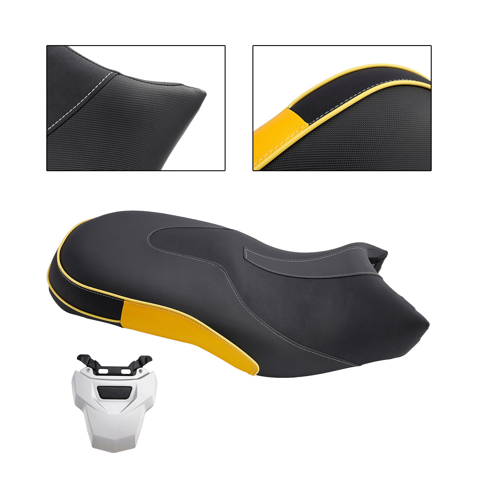 Replace Front Rear Driver Passenger Seat Yellow For Bmw R1200Gs 13-18 R1250Gs