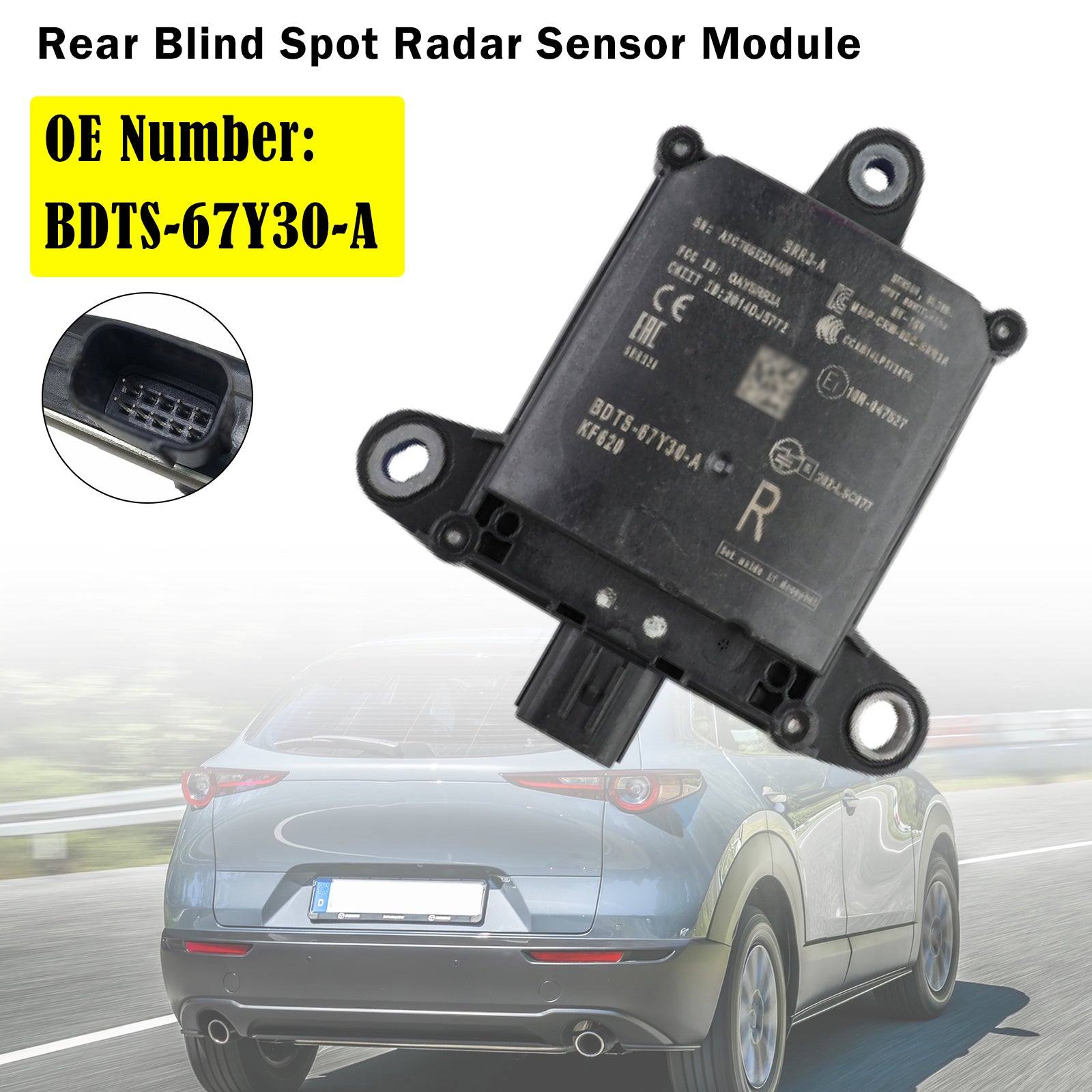Rear Blind Spot Radar Sensor Module BDTS-67Y30-A For Mazda CX-30 2020-2023