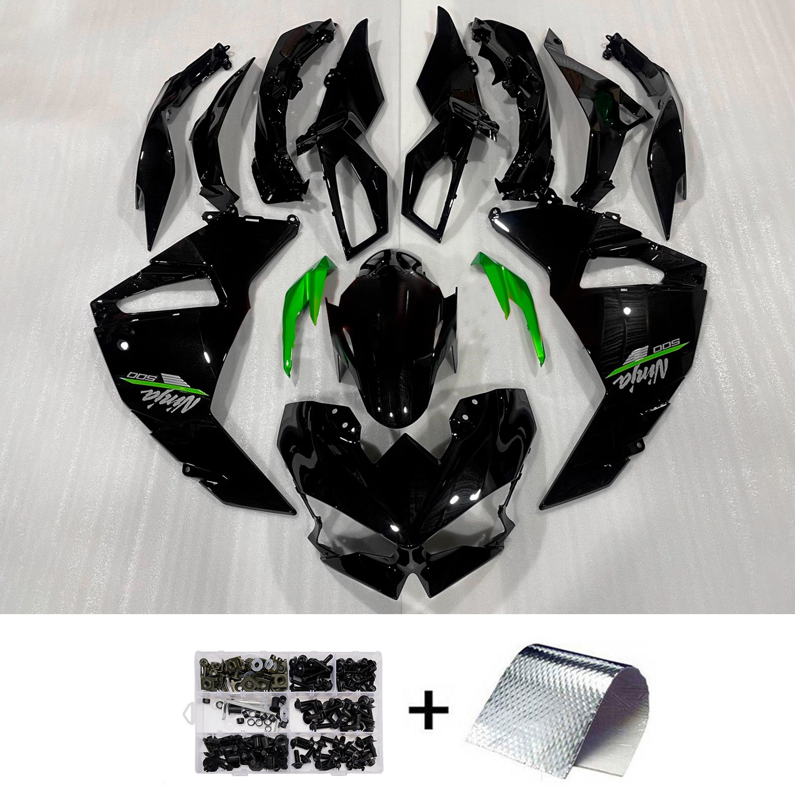 Injection Fairing Kit Bodywork ABS fit For Kawasaki Ninja 500 2024-2025