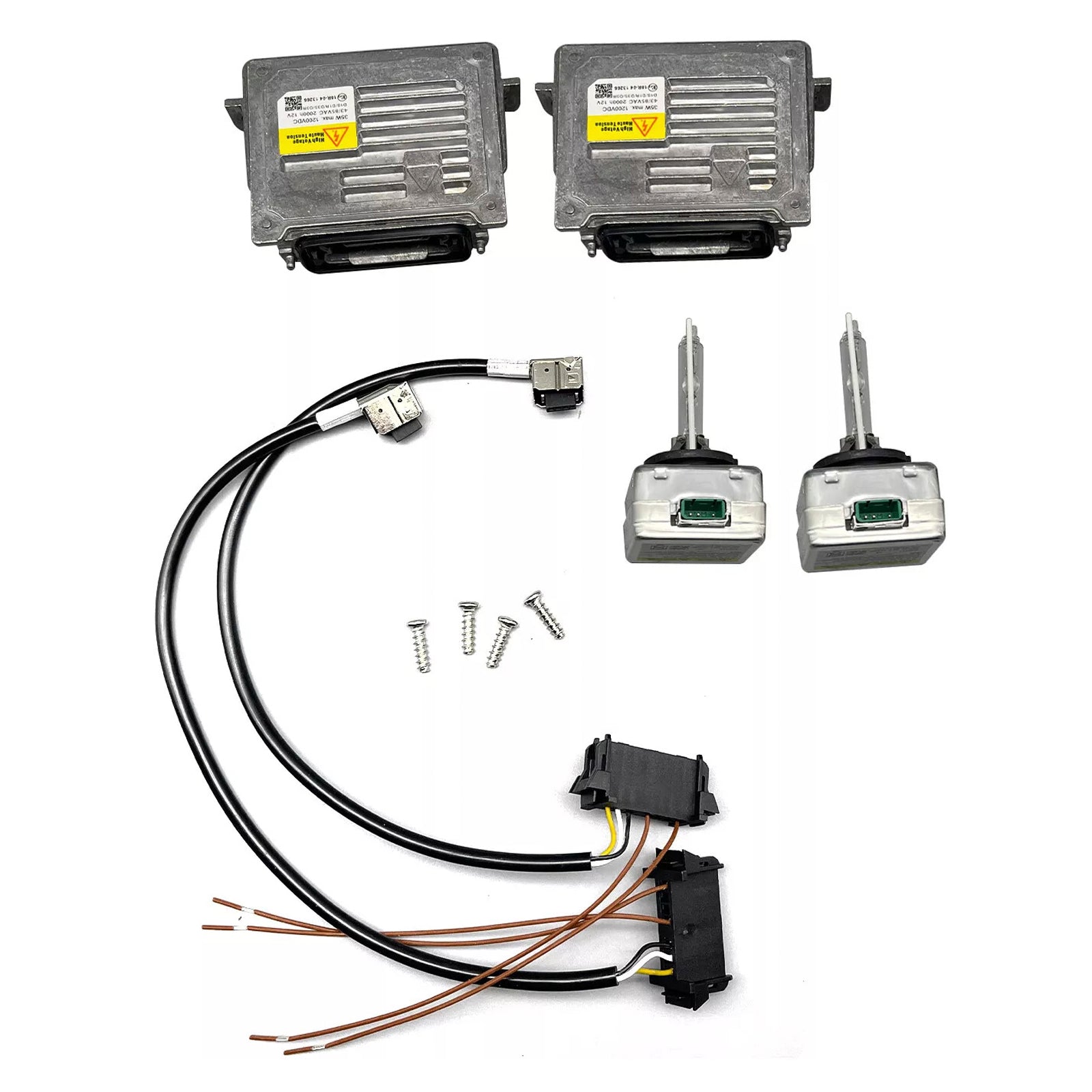 2013-2016 xenonstrålkastare för: GMC Acadia 2x xenonballast & HID D3S-lampa, kabelsats, styrenhet 13503432