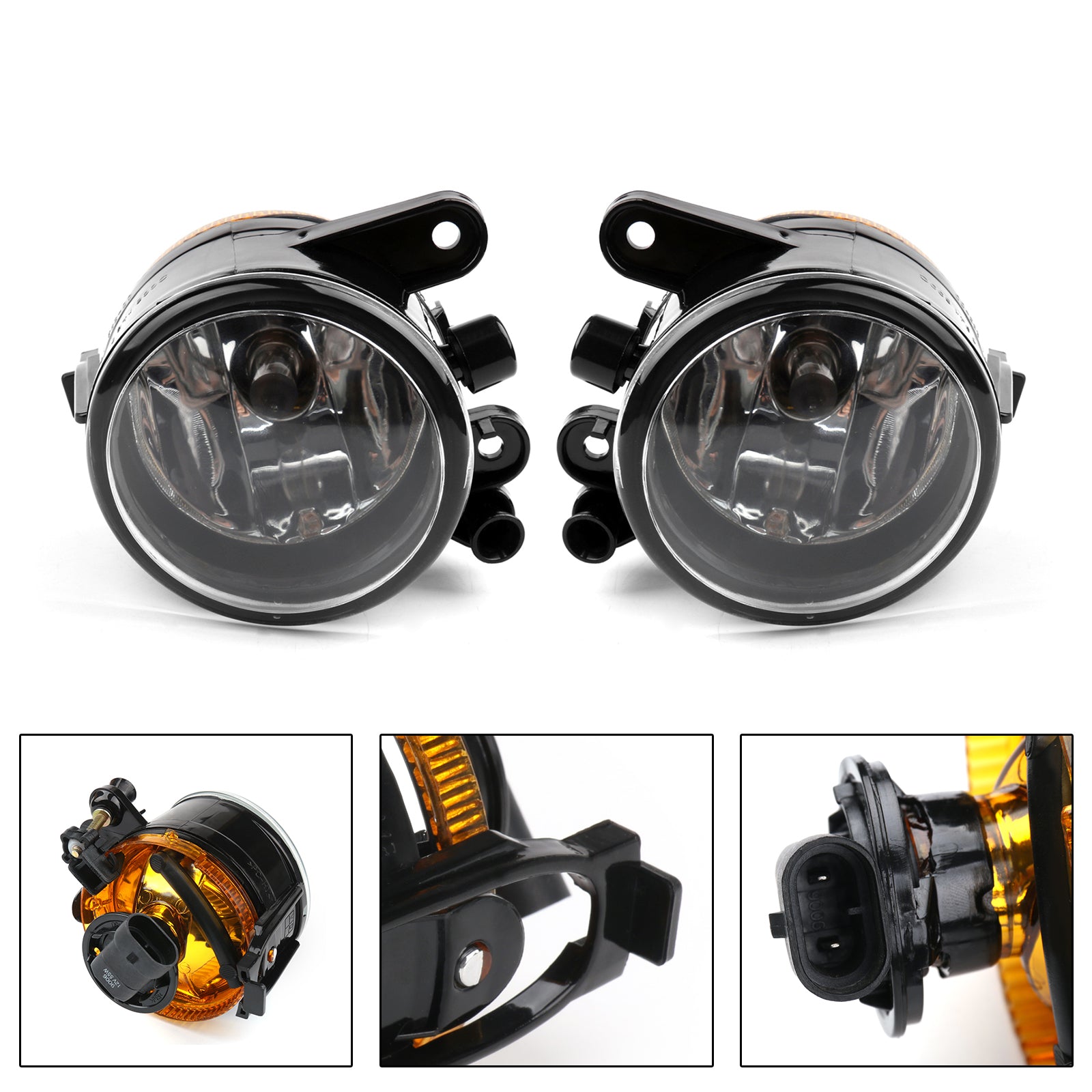 2004-2009 Volkswagen Golf 5 LH RH par de luces antiniebla del parachoques delantero versión estadounidense