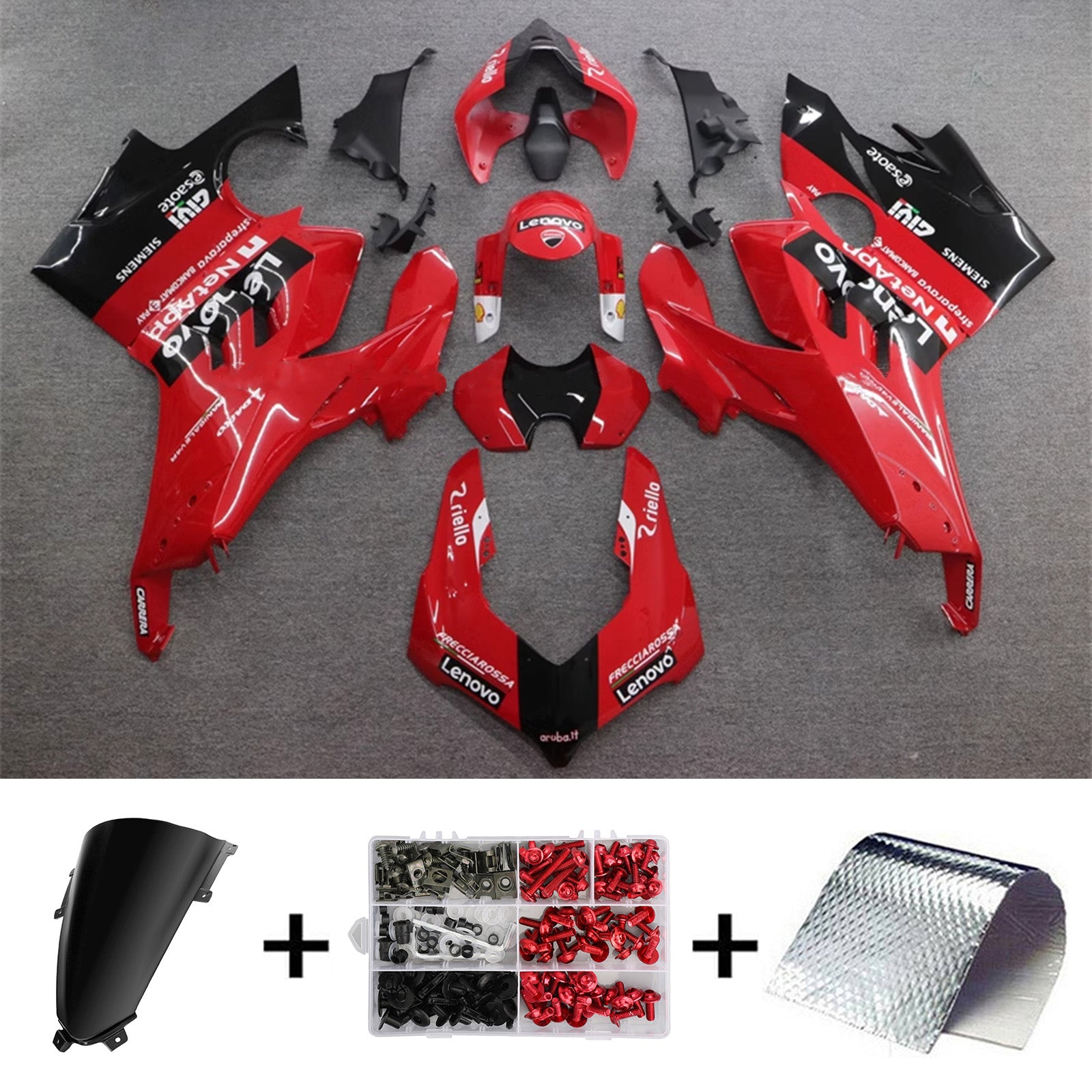 2020-2021 Ducati Panigale V4/V4S 2019-2022 V4SP/V4R Kit de camerage d'injection de carrosserie
