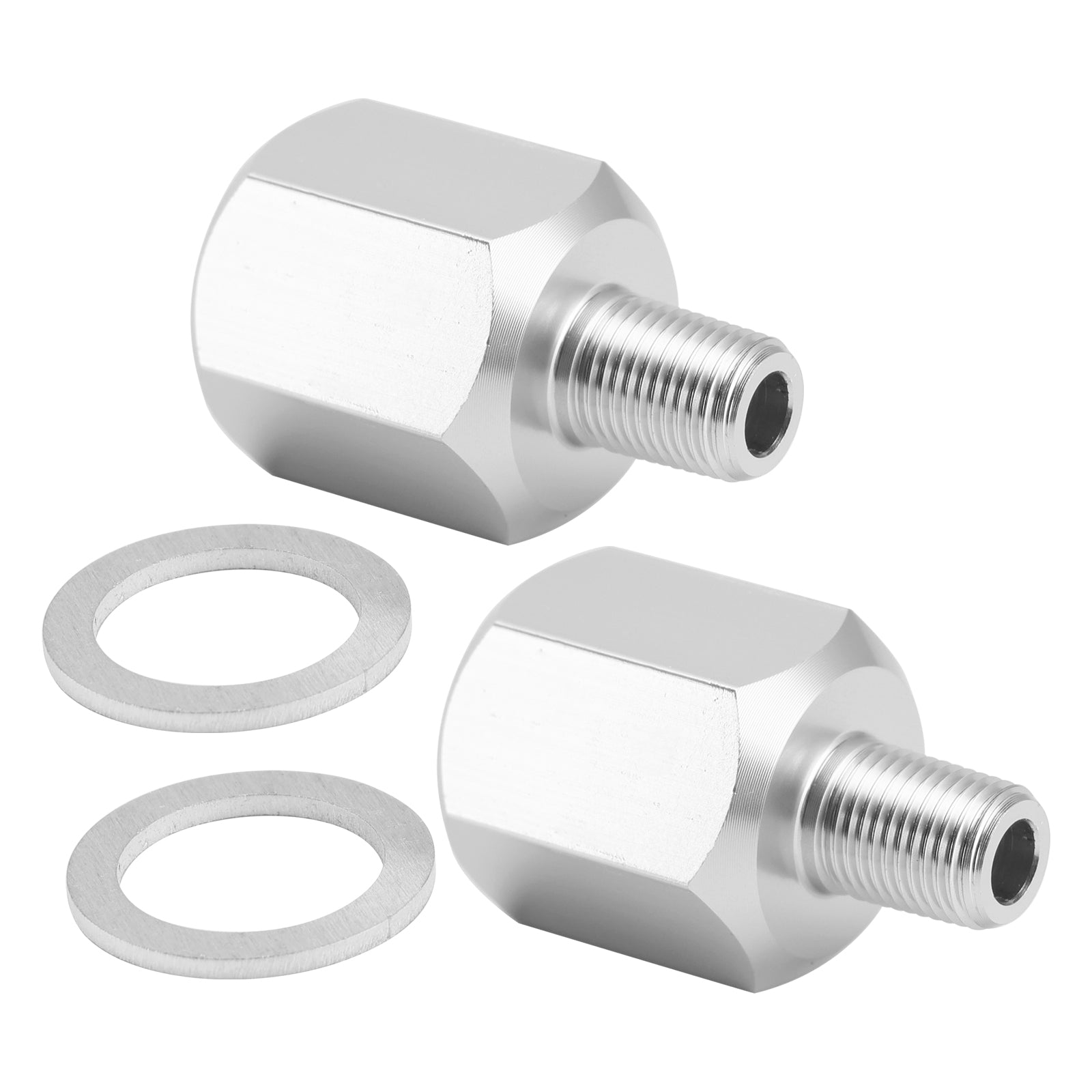 Adaptateur de capteur de pression d'huile, 2x 1/8NPT mâle à M16-1.5 femelle, connecteur fileté