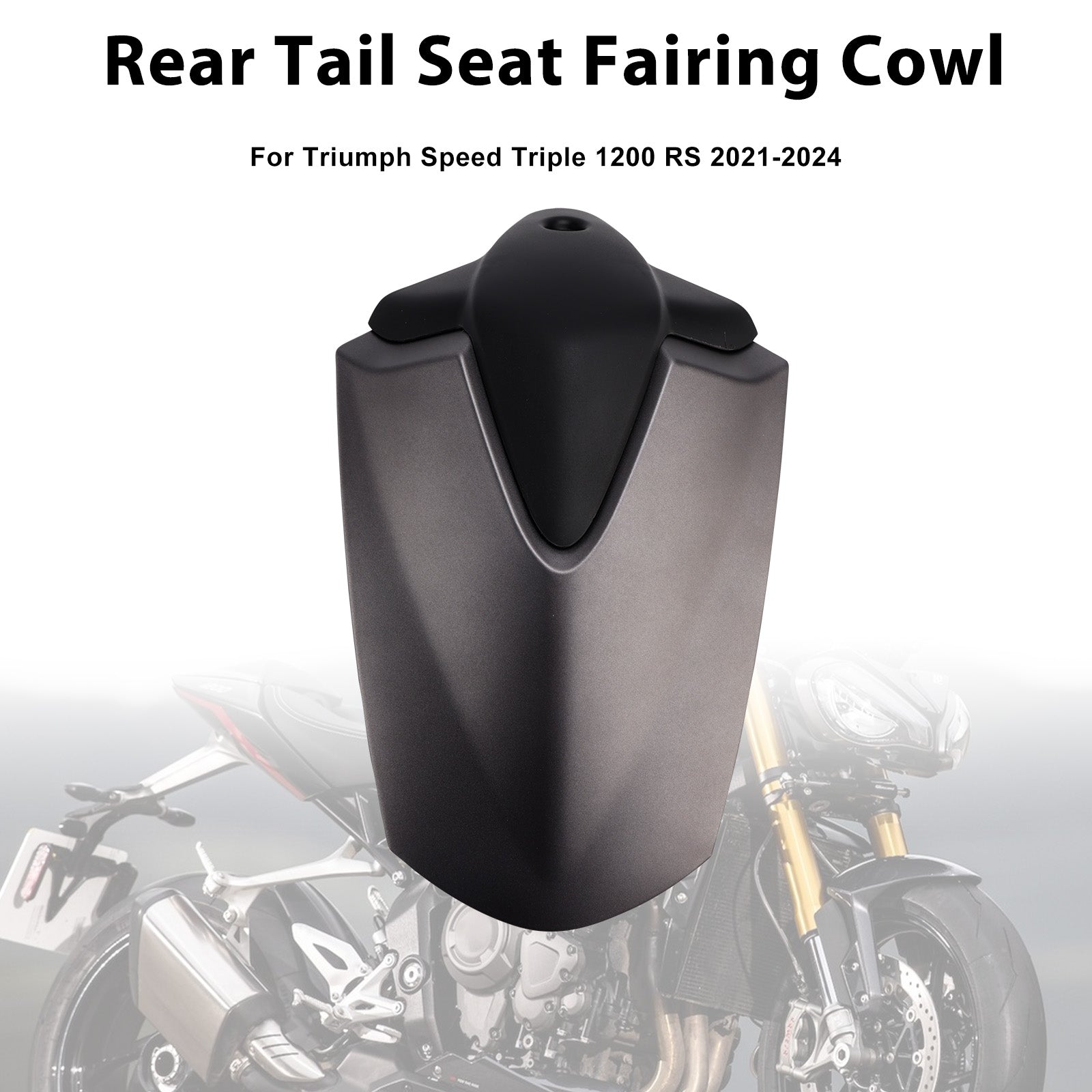 Couvercle de carénage de siège arrière pour Speed Triple 2021 RS 2024 – 1200