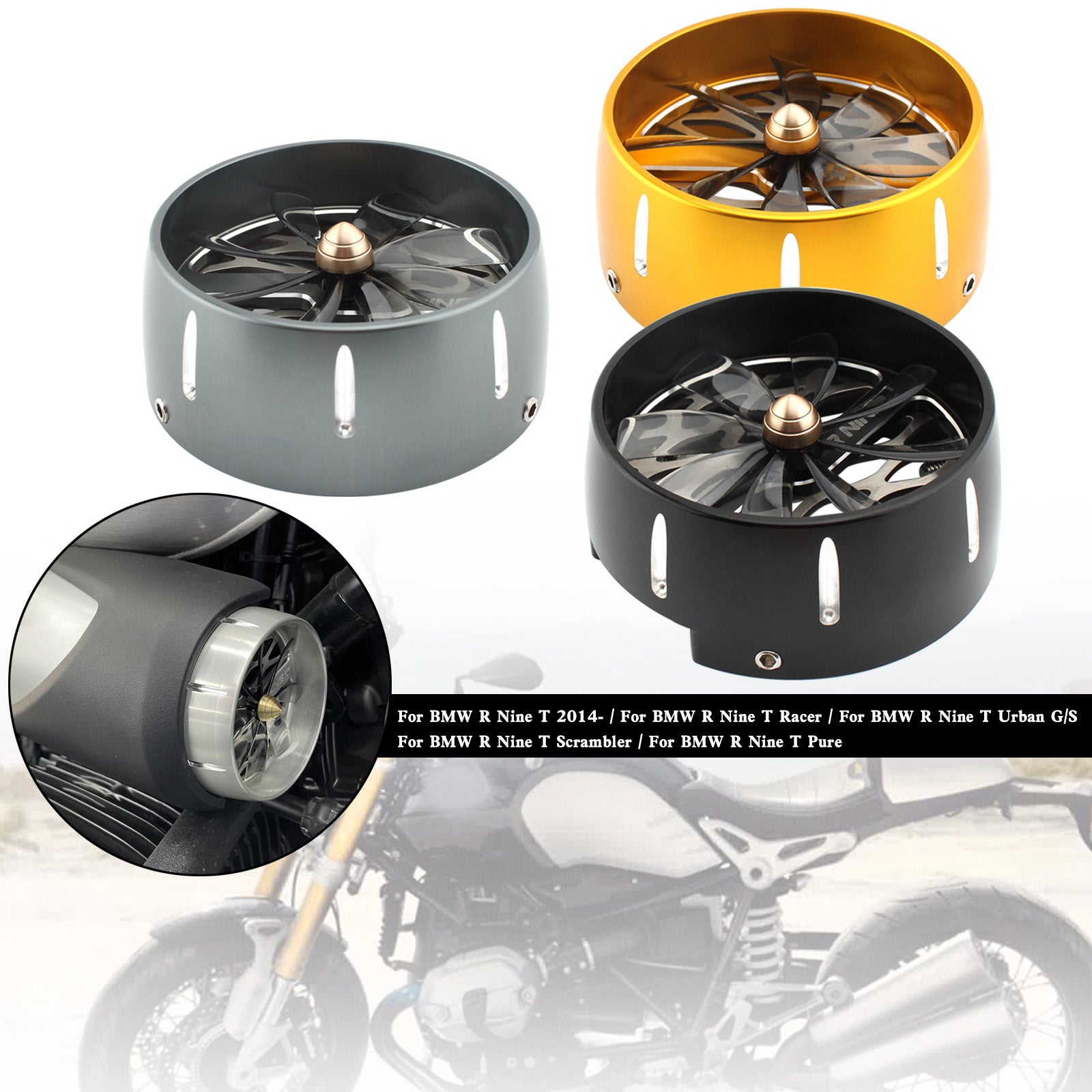 BMW r neuf t neuf T R9t COUVERTURE DE COUVERTURE AIR FILTER