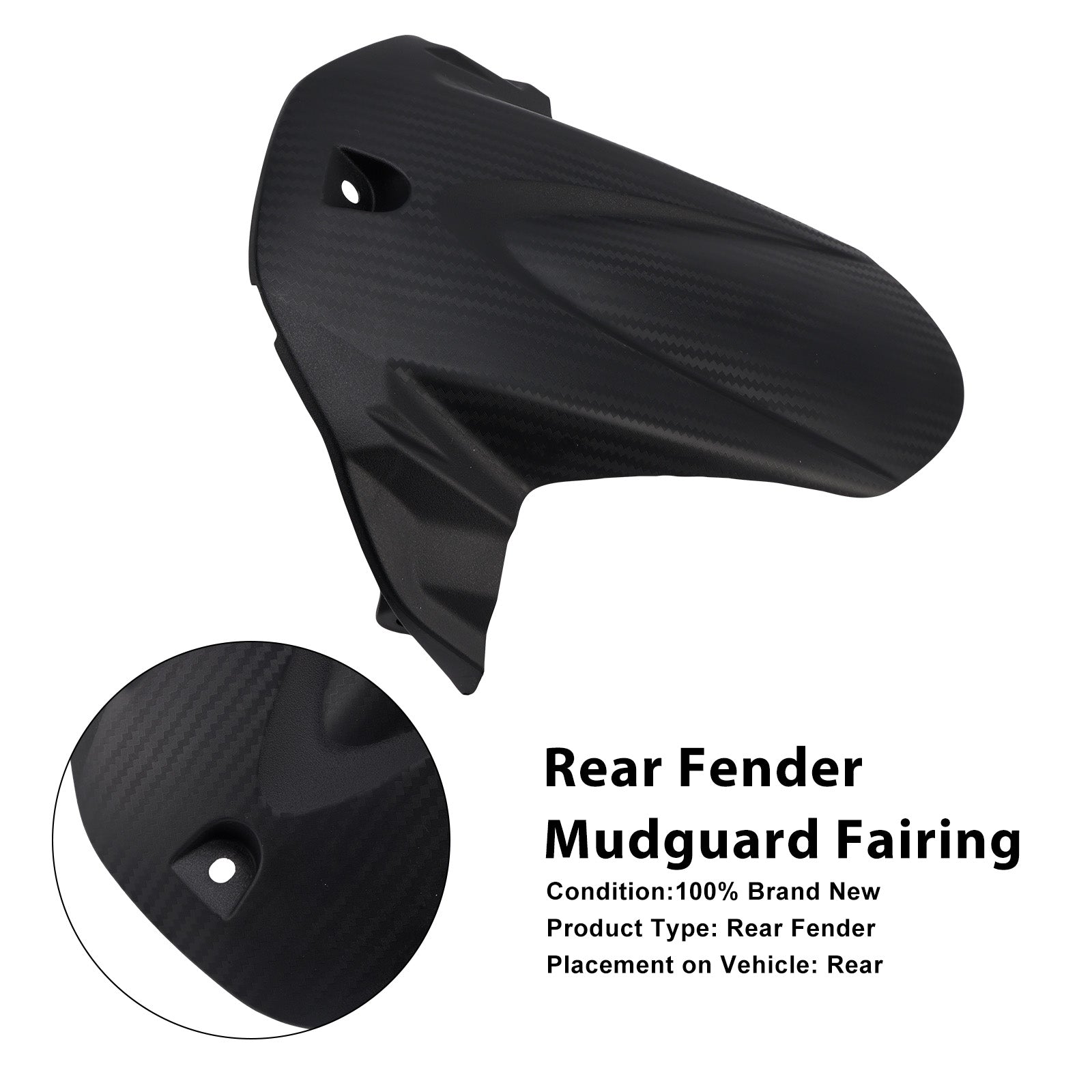 For Suzuki GSX-R600 2011-2025 Rear Fender Mudguard Fairing
