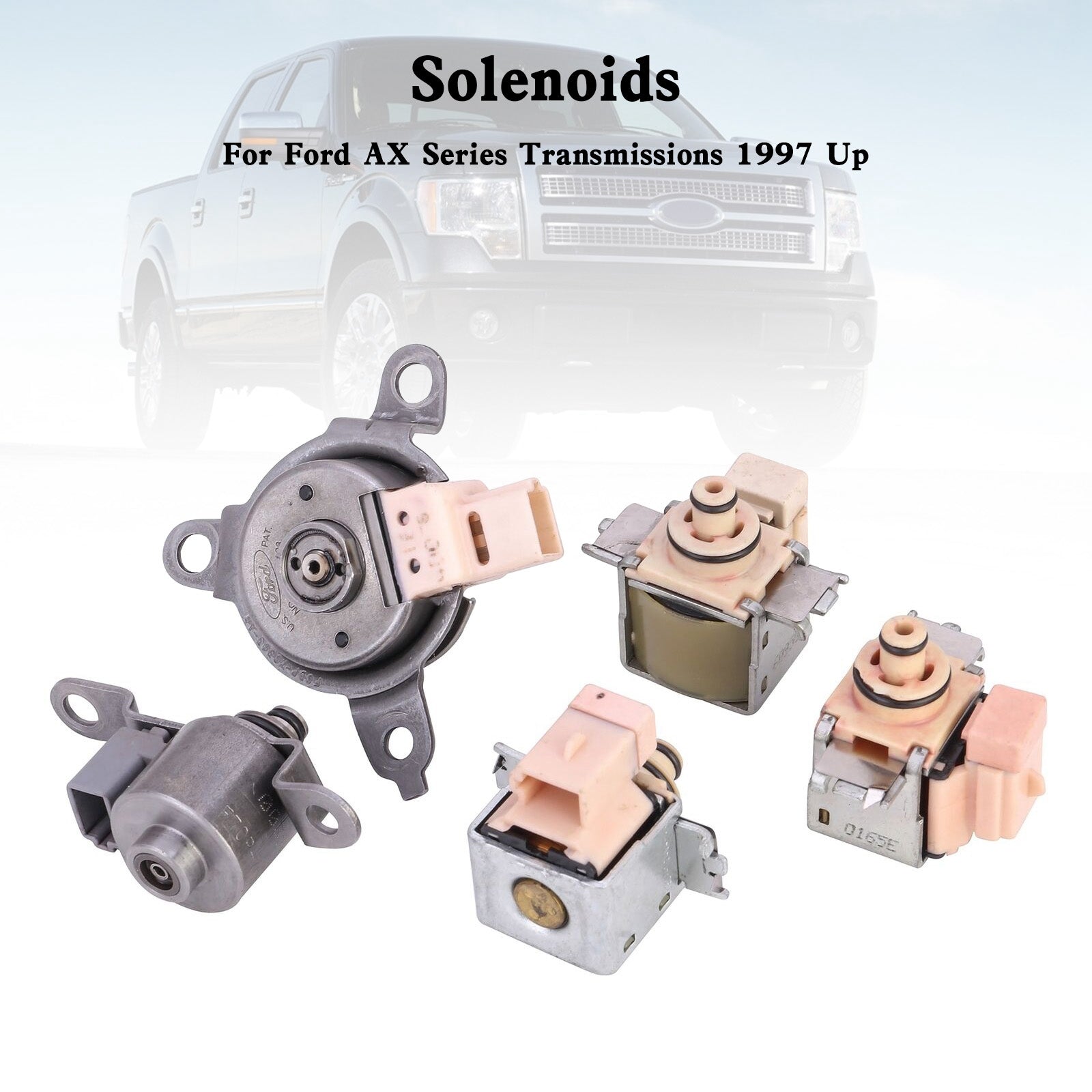 AX4S AX4N 4F50N Transmission Solenoid Kit Shift TCC EPC Axode för Ford 97-Up