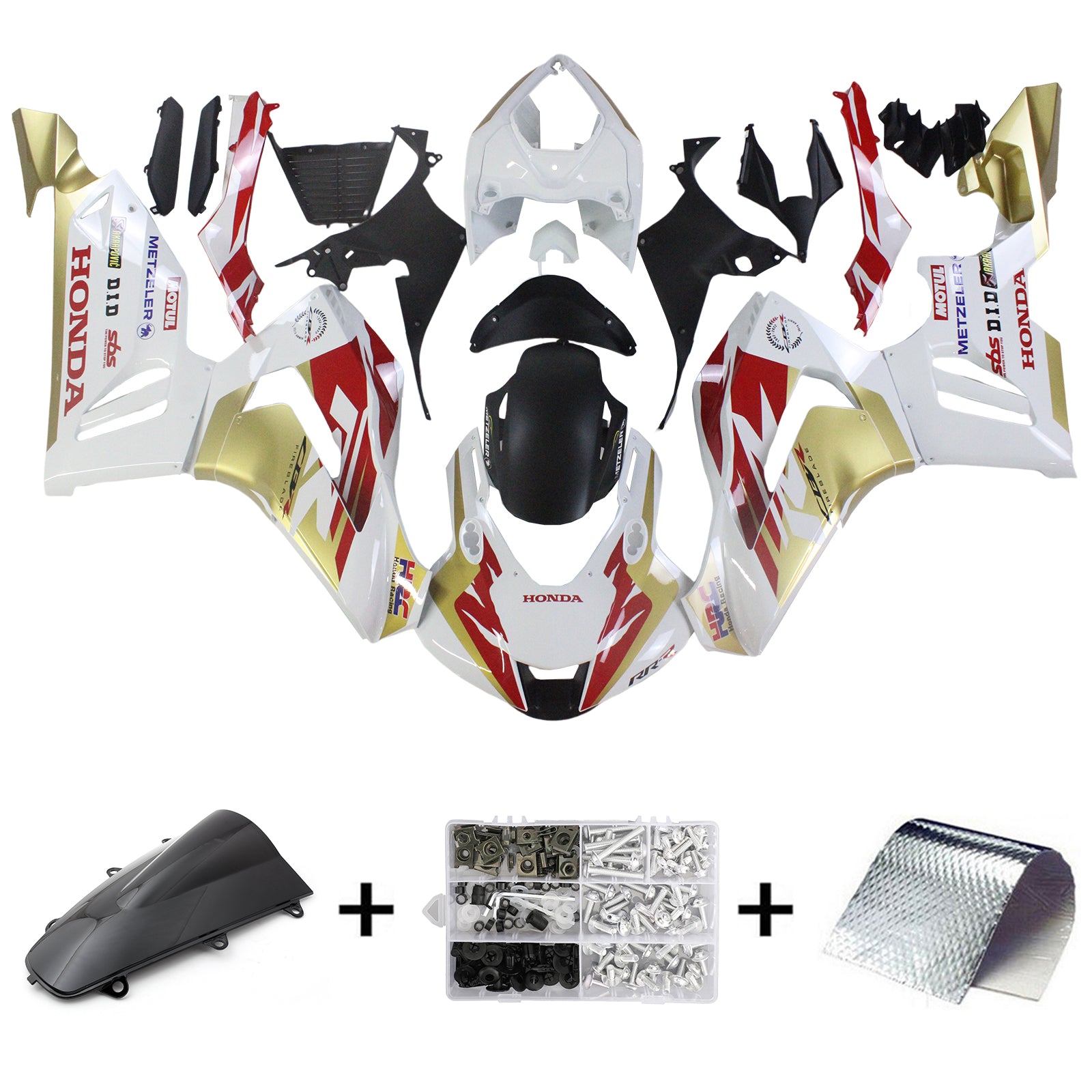 Kit de carenado de inyección carrocería plástico ABS para Honda CBR1000RR-R 2020-2023