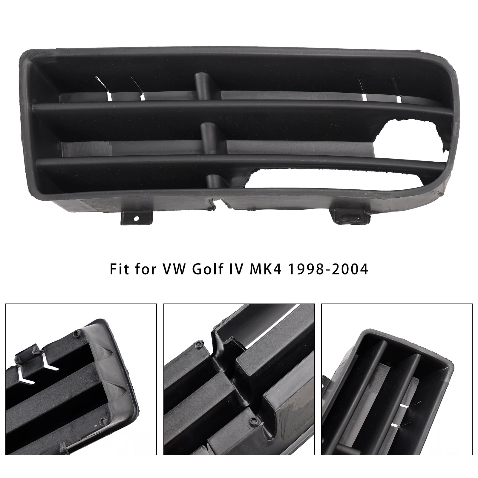 1998-2004 VW Golf IV MK4 Front Left Side Bumper Grille Fog Light Grill