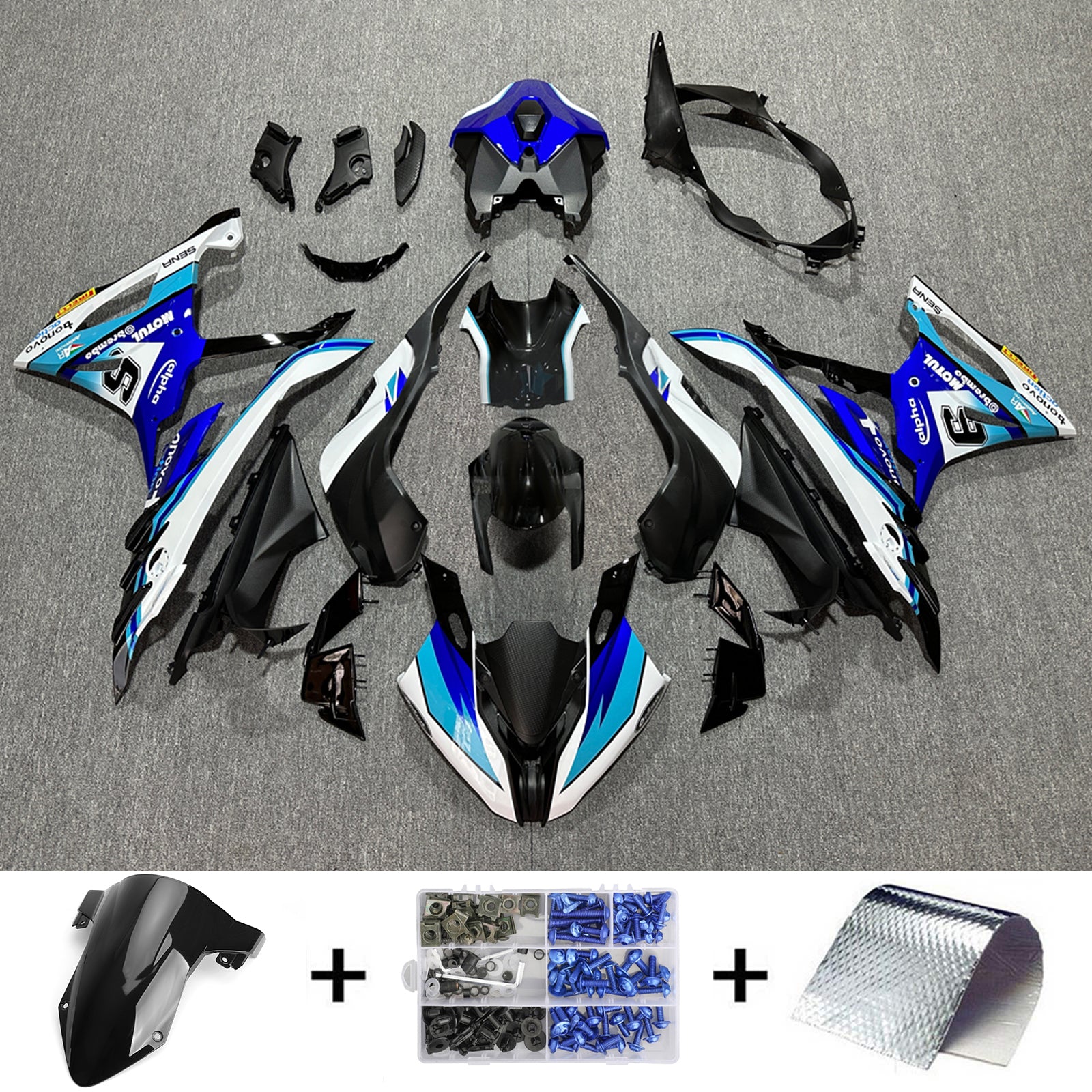 2023-2024 BMW S1000RR INSIMECTION CAURING Kit Bodywork Plastic Abs