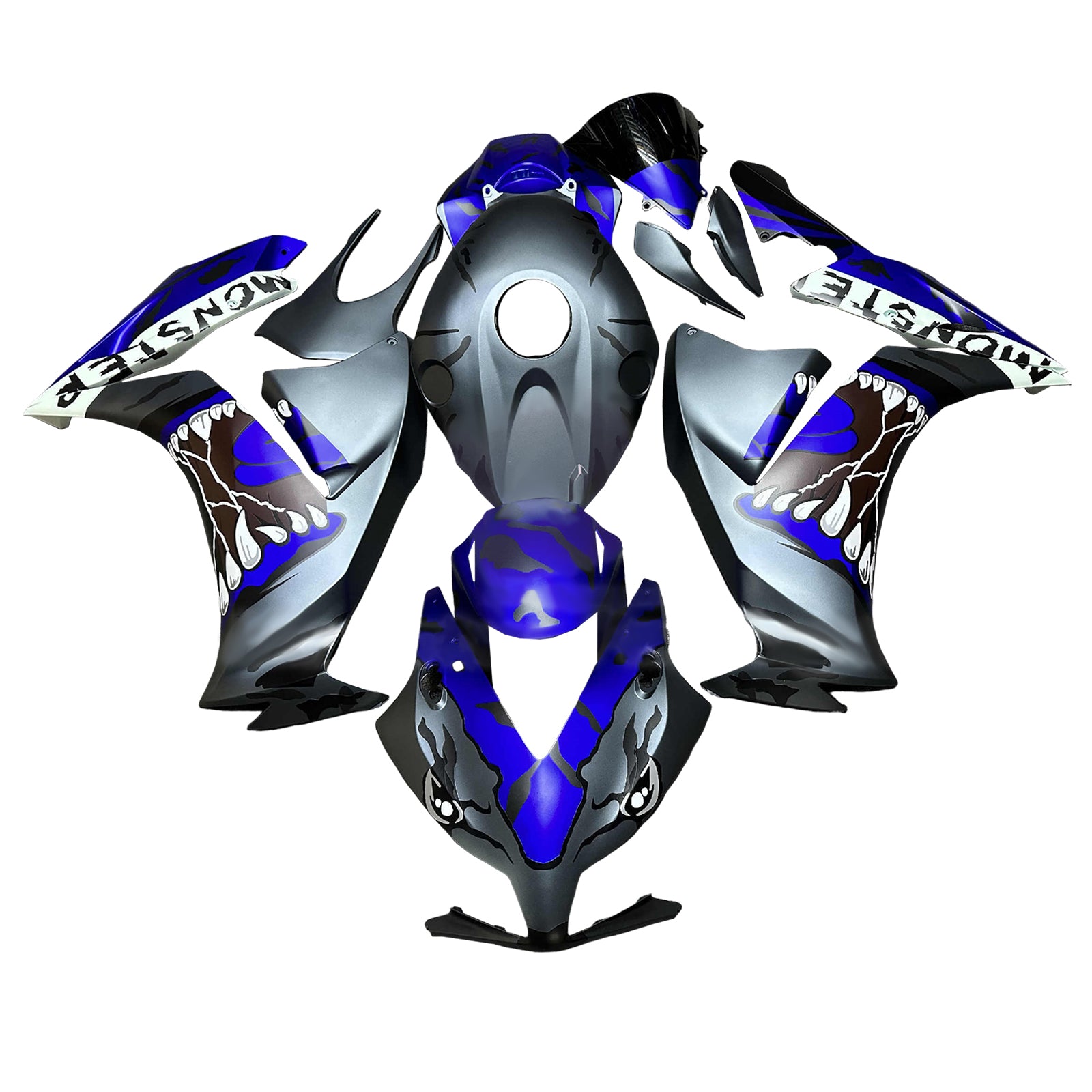 2012-2016 Honda CBR1000RR Kit de carenado de inyección Carrocería Plástico ABS