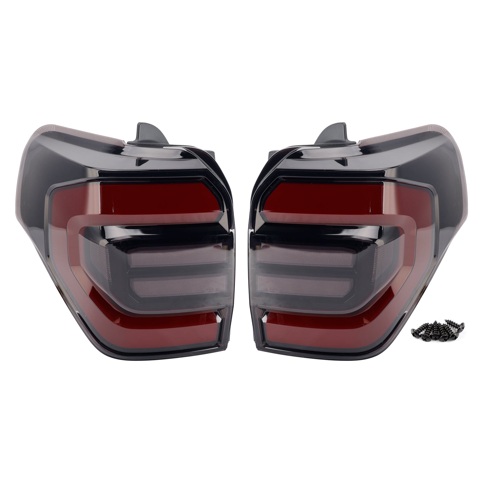 2PCS LED Tail Lights For Toyota 4Runner 2010-2024 Animation Sequential Rear Lamp