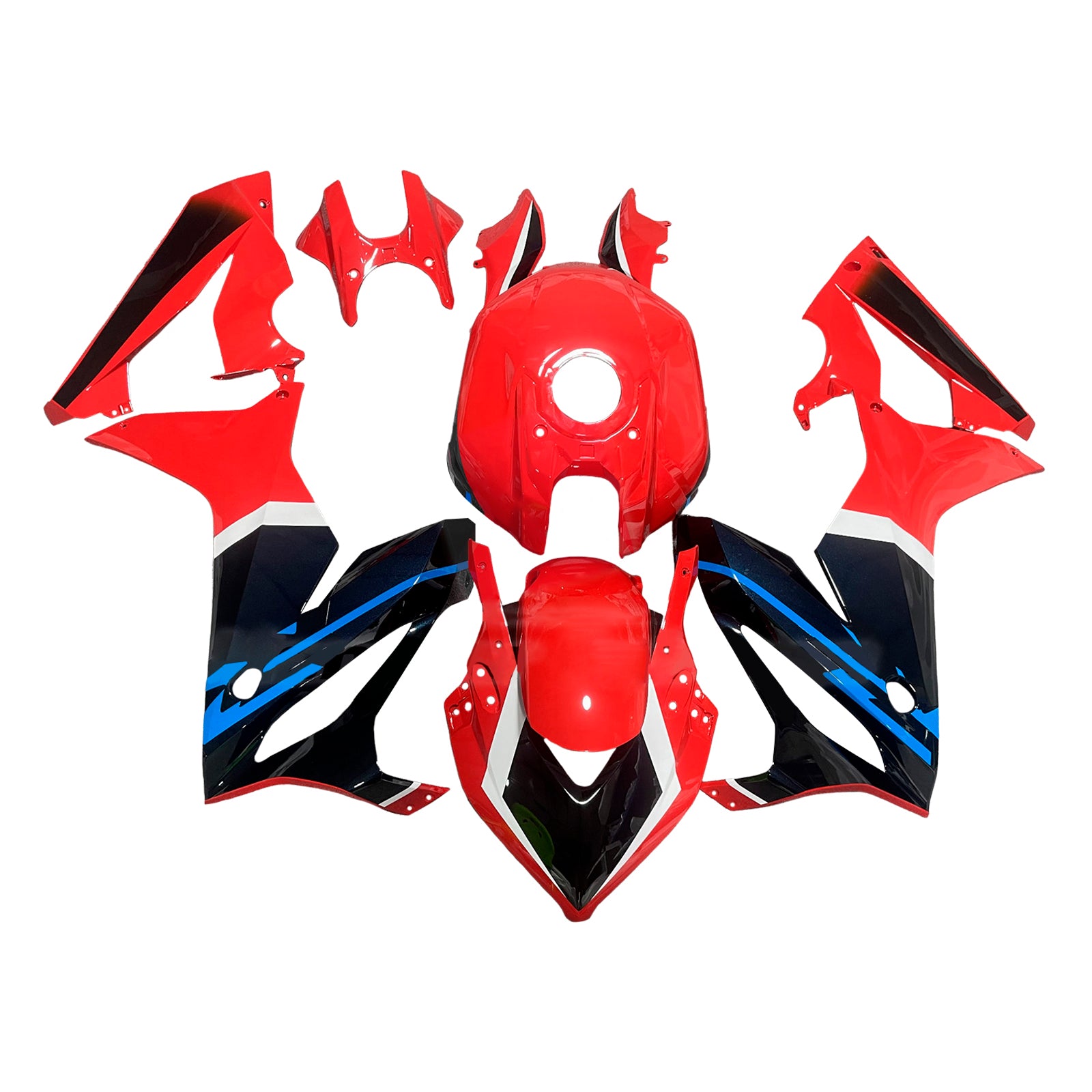 Injectiekuipset carrosserie kunststof ABS voor Honda CBR650R 2019-2020