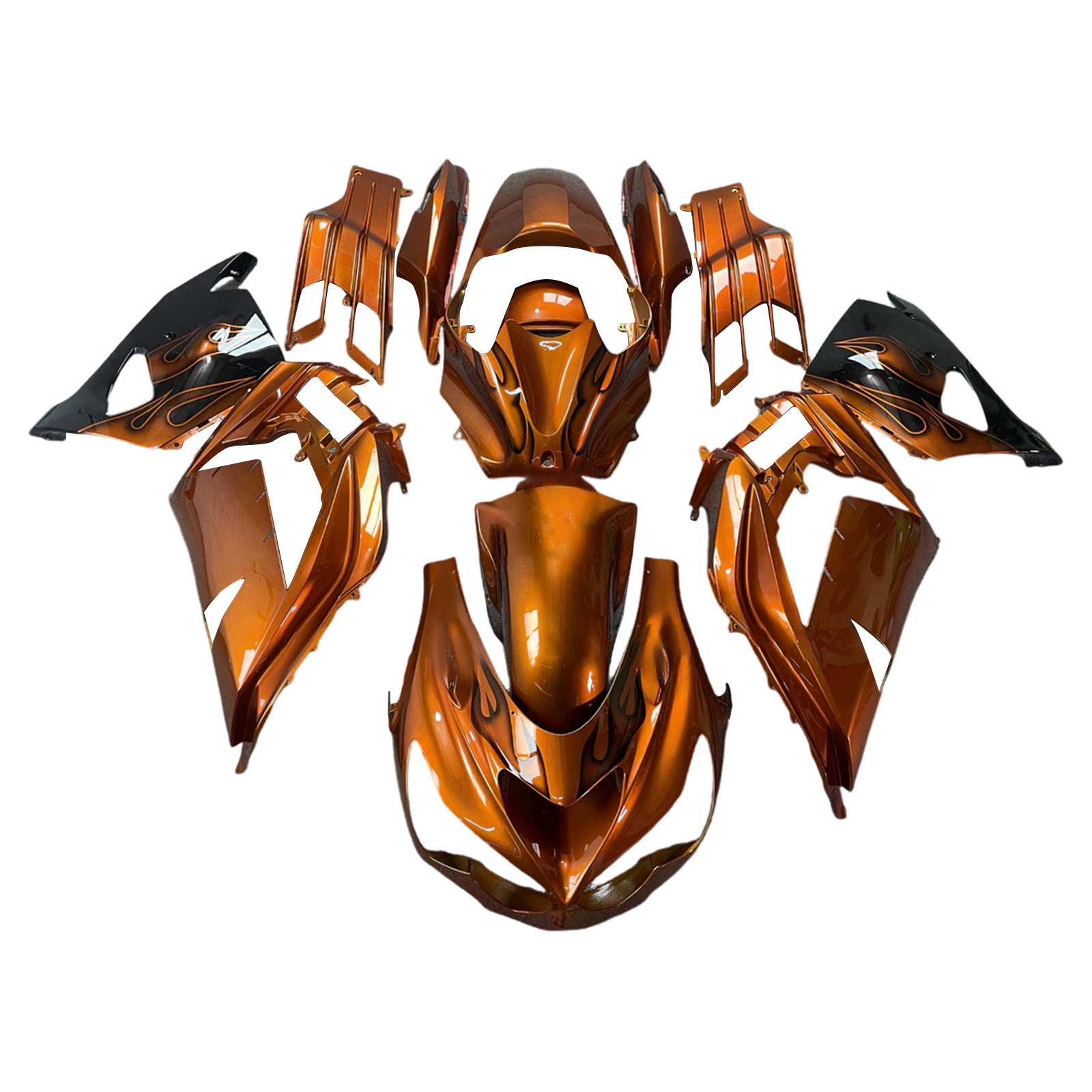 2012-2025 KAWASAKI ZX14R Injektionsmässa Kit Bodywork Plastic ABS #104