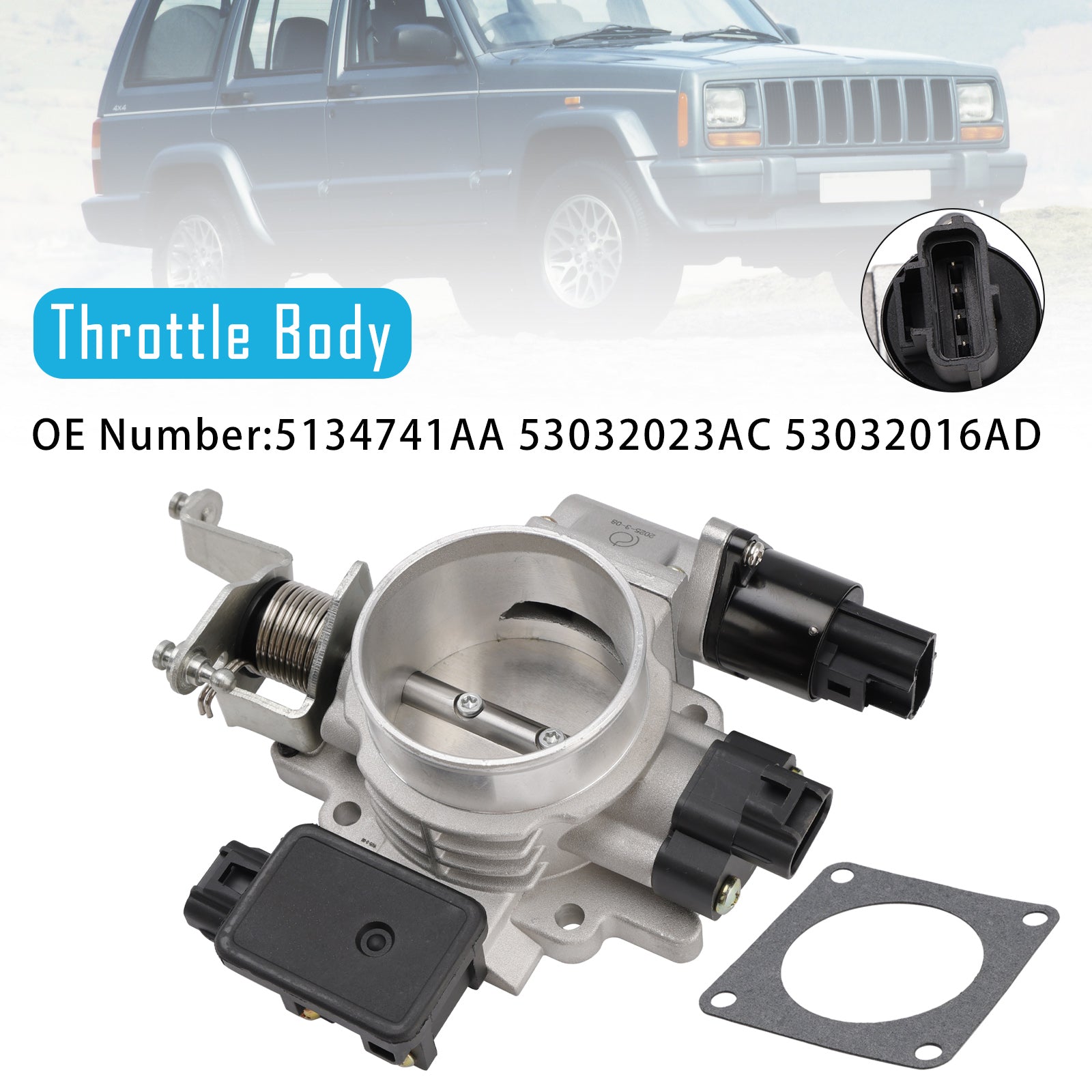 53032023AC Throttle Body For Jeep Grand Cherokee ZJ WJ 1998-2001