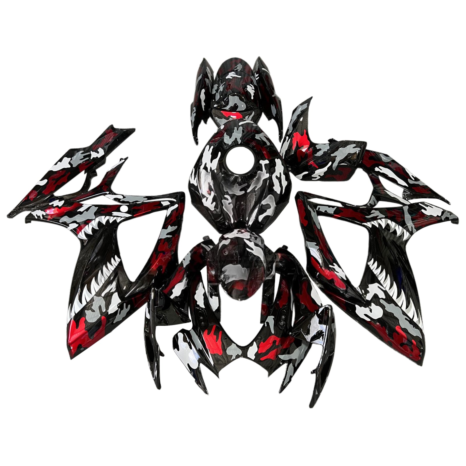 Kit de carenagem injeção Absos de plástico para Suzuki GSXR 600/750 2006-2007 K6