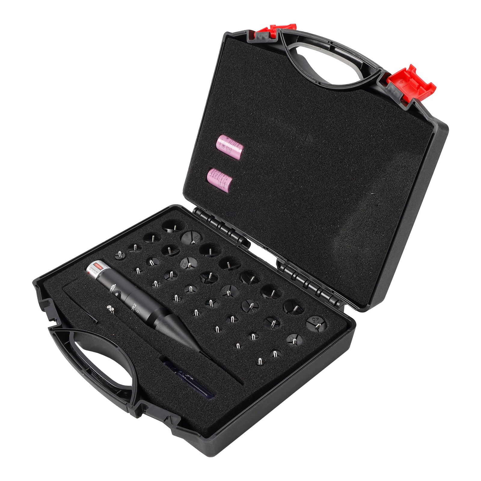 Professionele Laser Bore Sight Kit Meerdere kaliber Verbeterde Red Bore Sighter