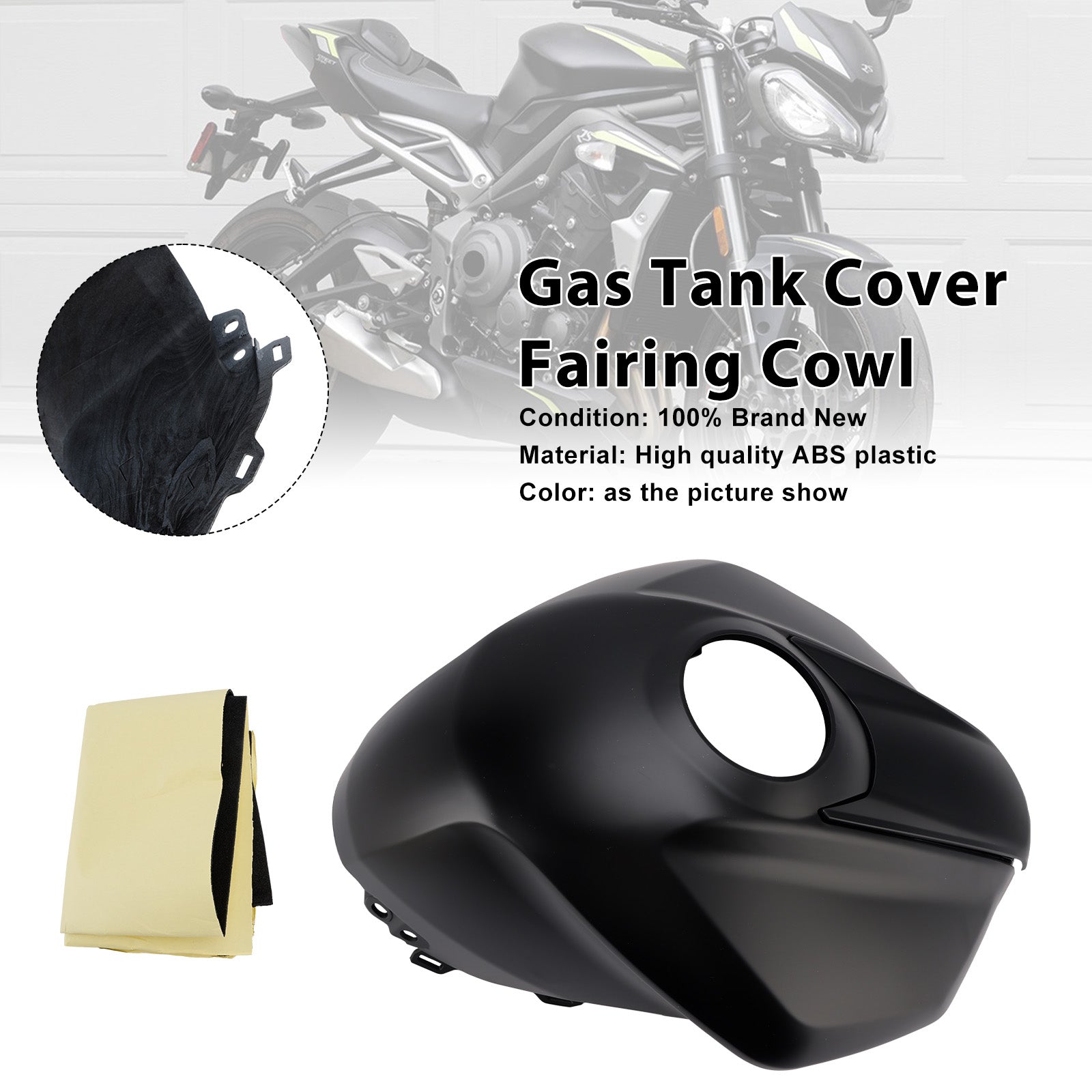 2023-2025 Street Triple 765 R/RS Gas Tank Cover Trim Fairing Cowl