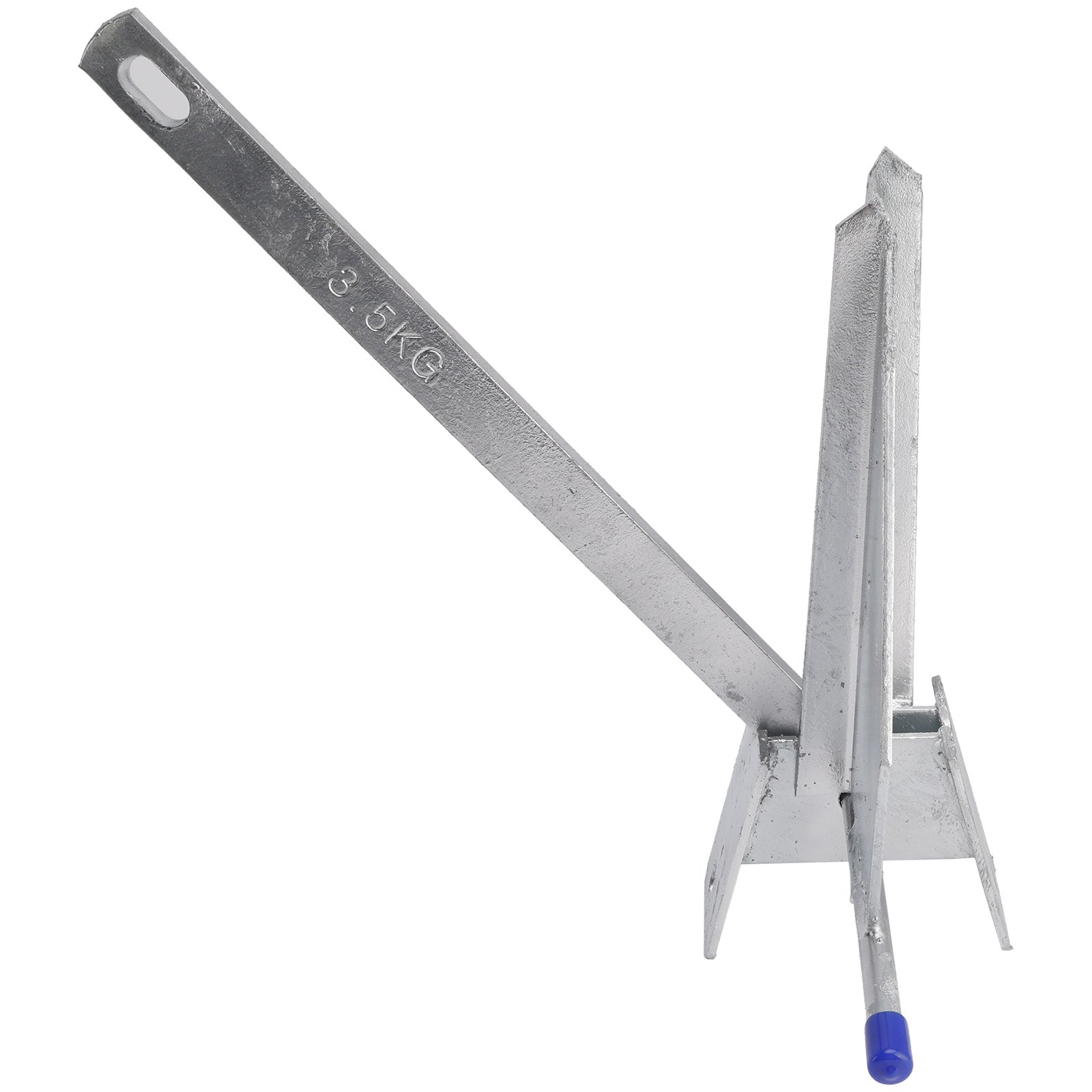 Kit gegalvaniseerd bootanker 13 lbs schuifanker & Ketting & Touw Zilver Voor Boot 13lbs