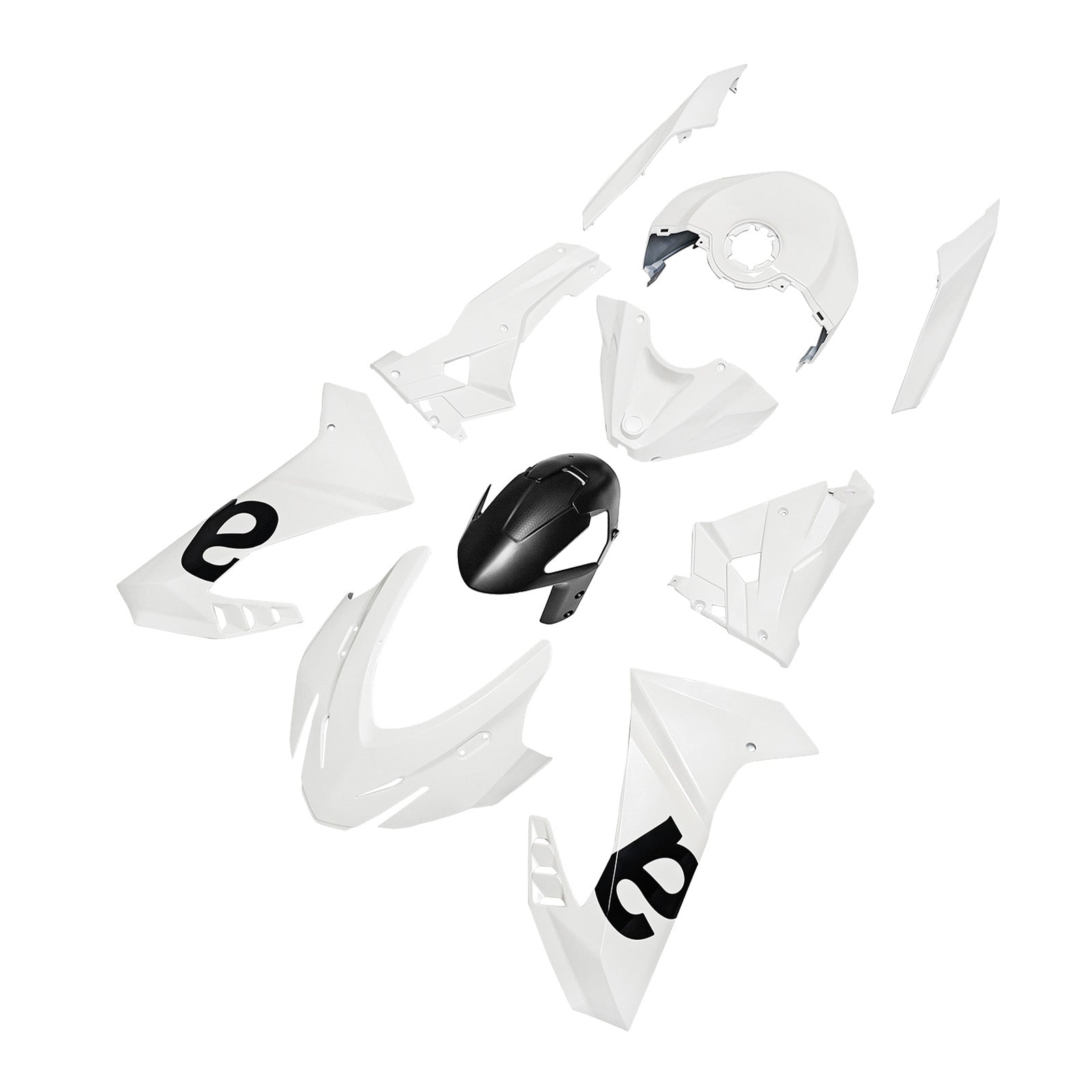 Vstrekovanie ABS plastová kapotážová súprava pre Aprilia RS457 2024-2025 03#