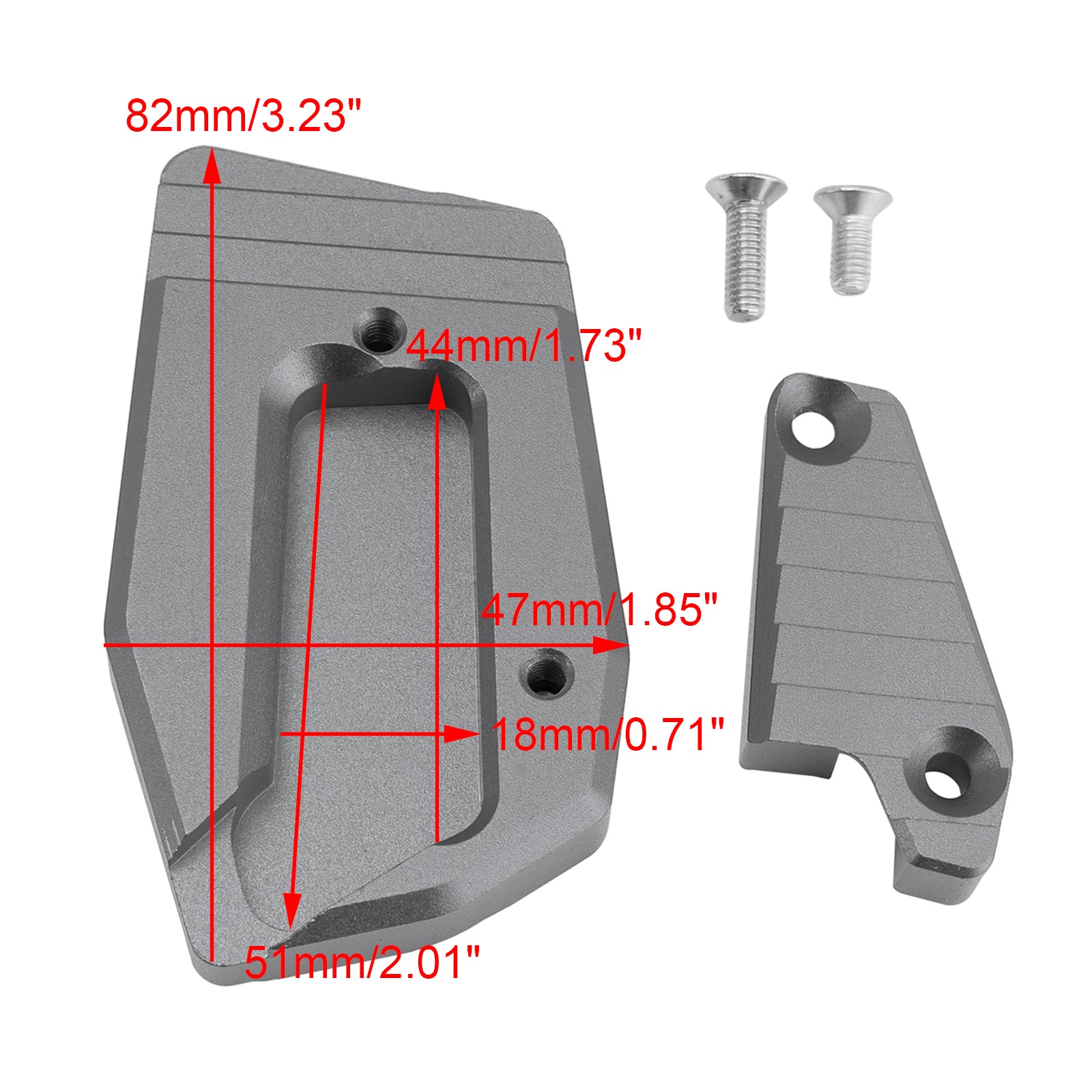 Coussinet de plaque d'agrandissement de béquille adapté à la BMW K1600B K1600 Bagger K1600GA 2018 – 2025
