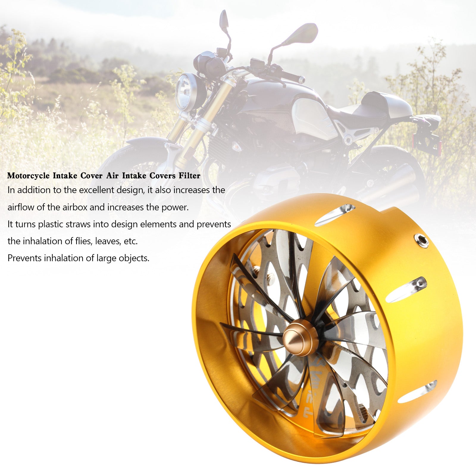 BMW r nove t nove t r9t tampa de entrada de tampas de ar filtro