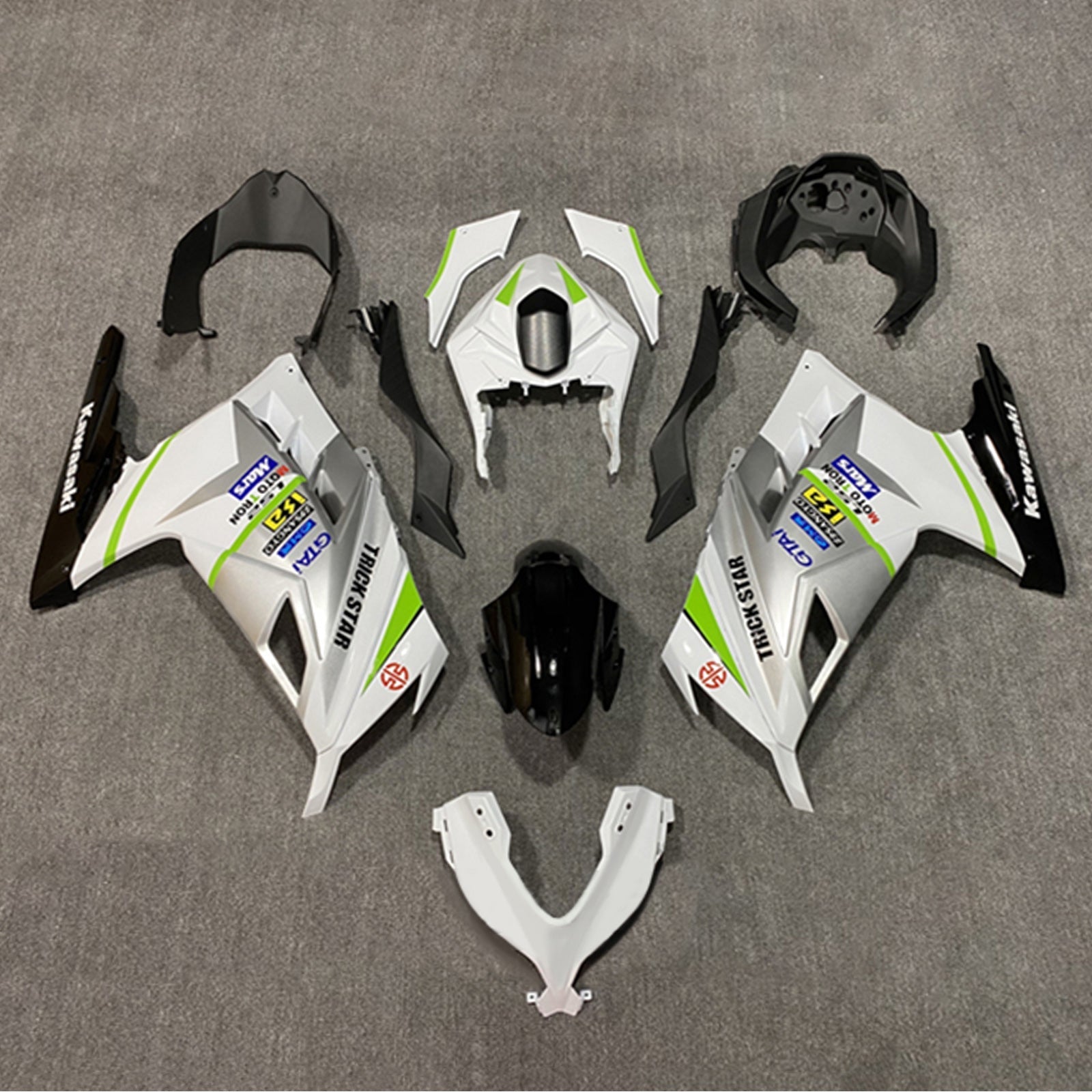 2013-2024 Kawasaki Ex300/Ninja 300 Injeksjon Fairing Kit karosseri plast abs ABS