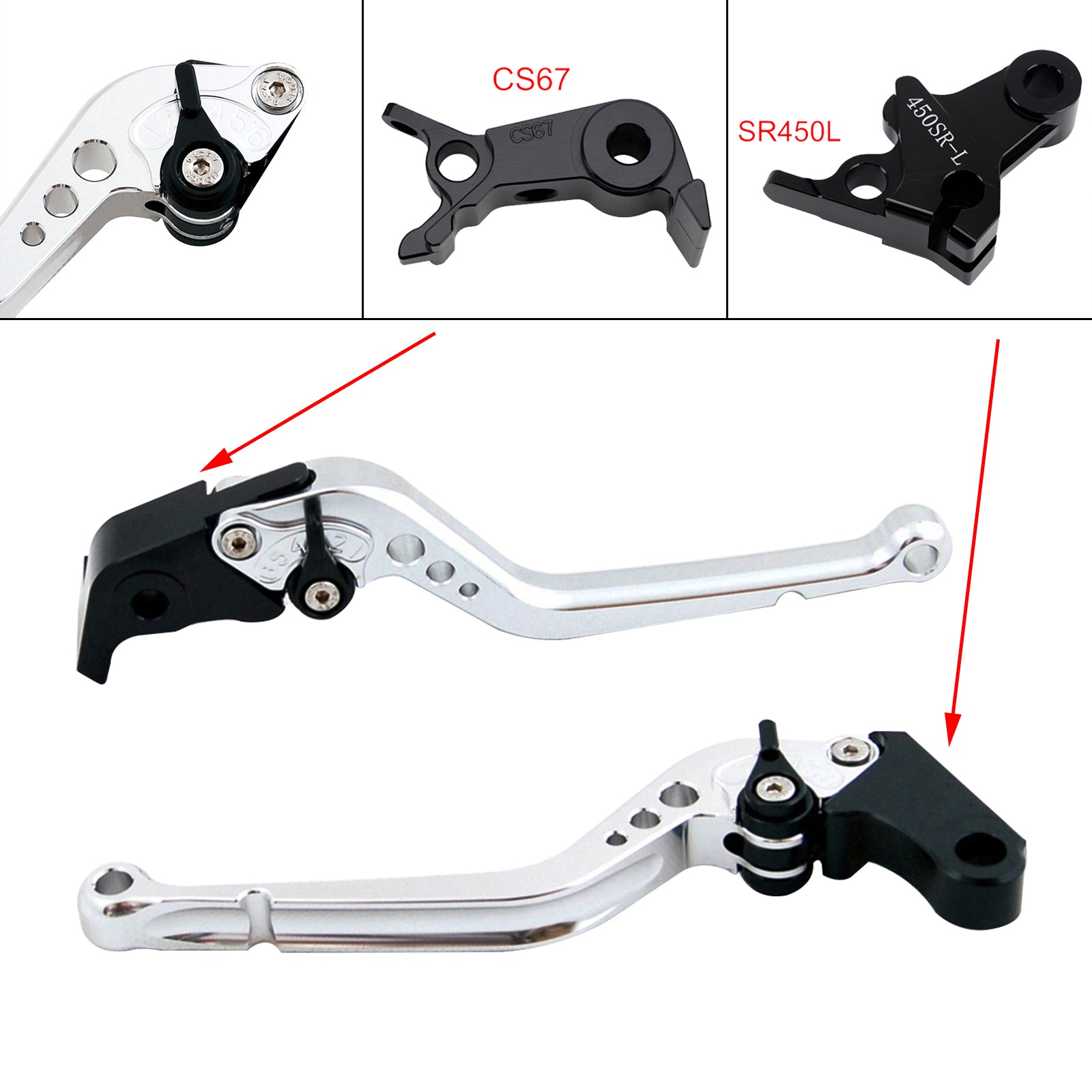 Long Clutch Brake Lever fit for VOGE DS900X 900DSX 2024-2026