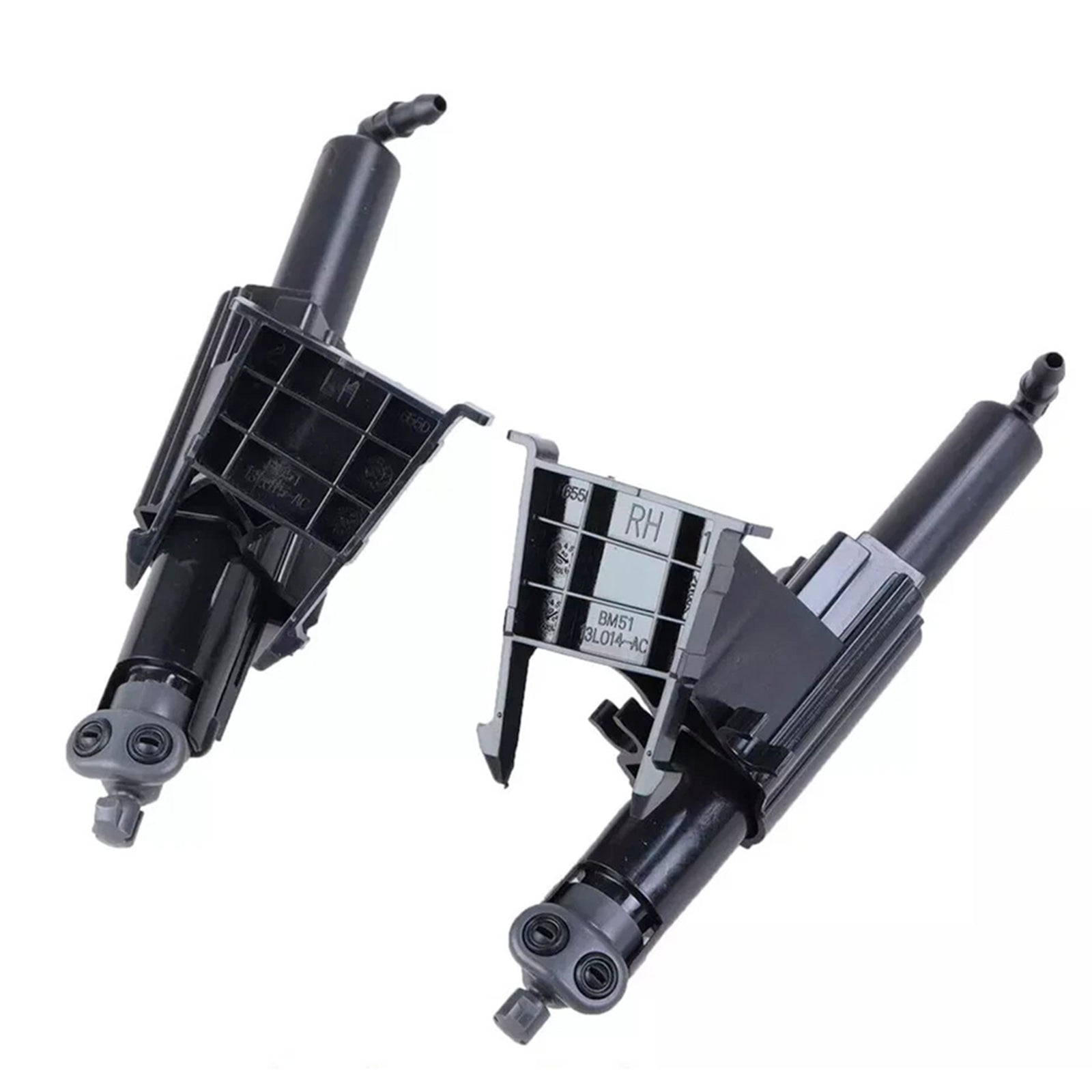 1 Pair Front Headlight Spray Washer Nozzle For Ford Focus MK 3 2010-2017