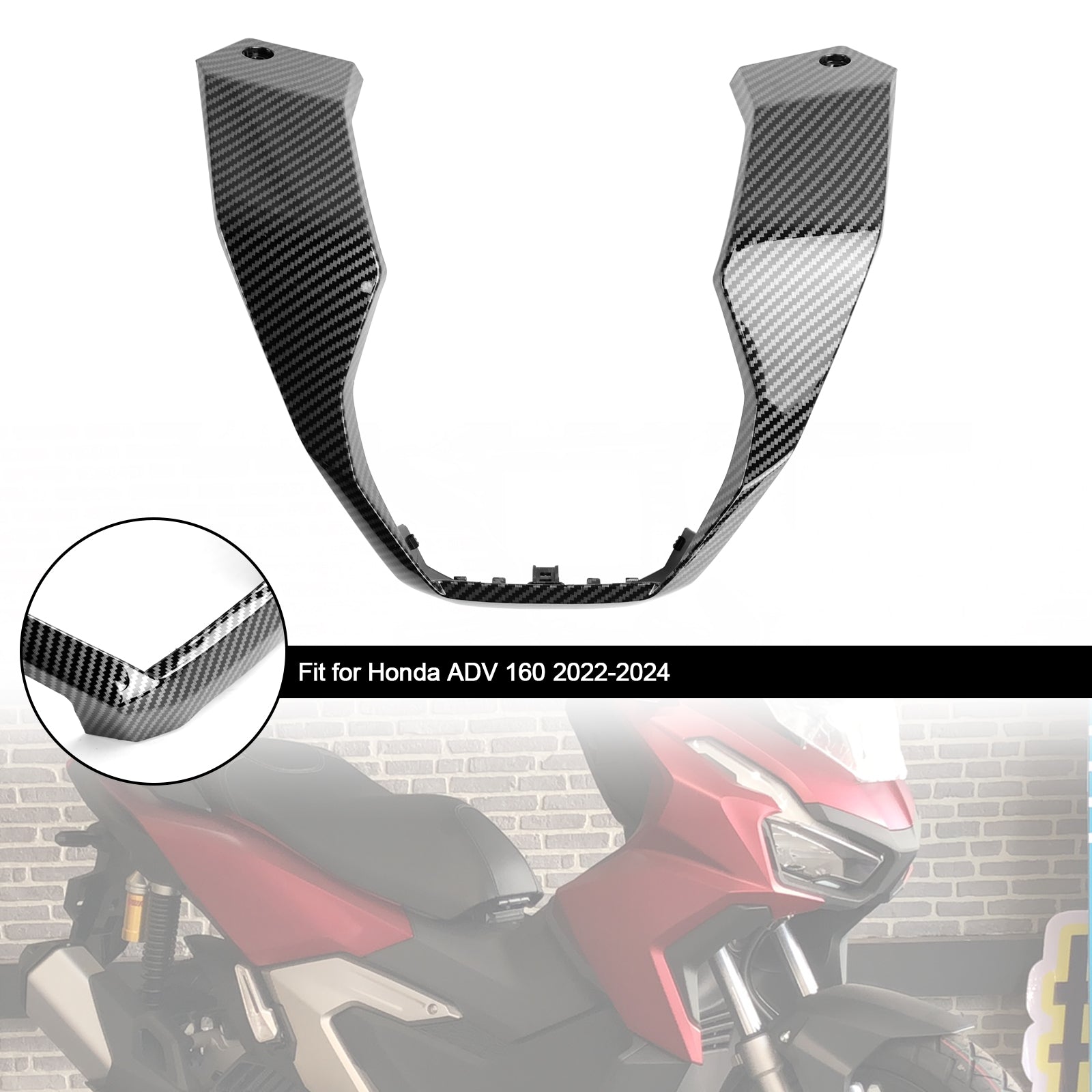 2023-2024 Honda ADV 160 Guidon Pilote Boîte centrale Couvercle inférieur Carénage