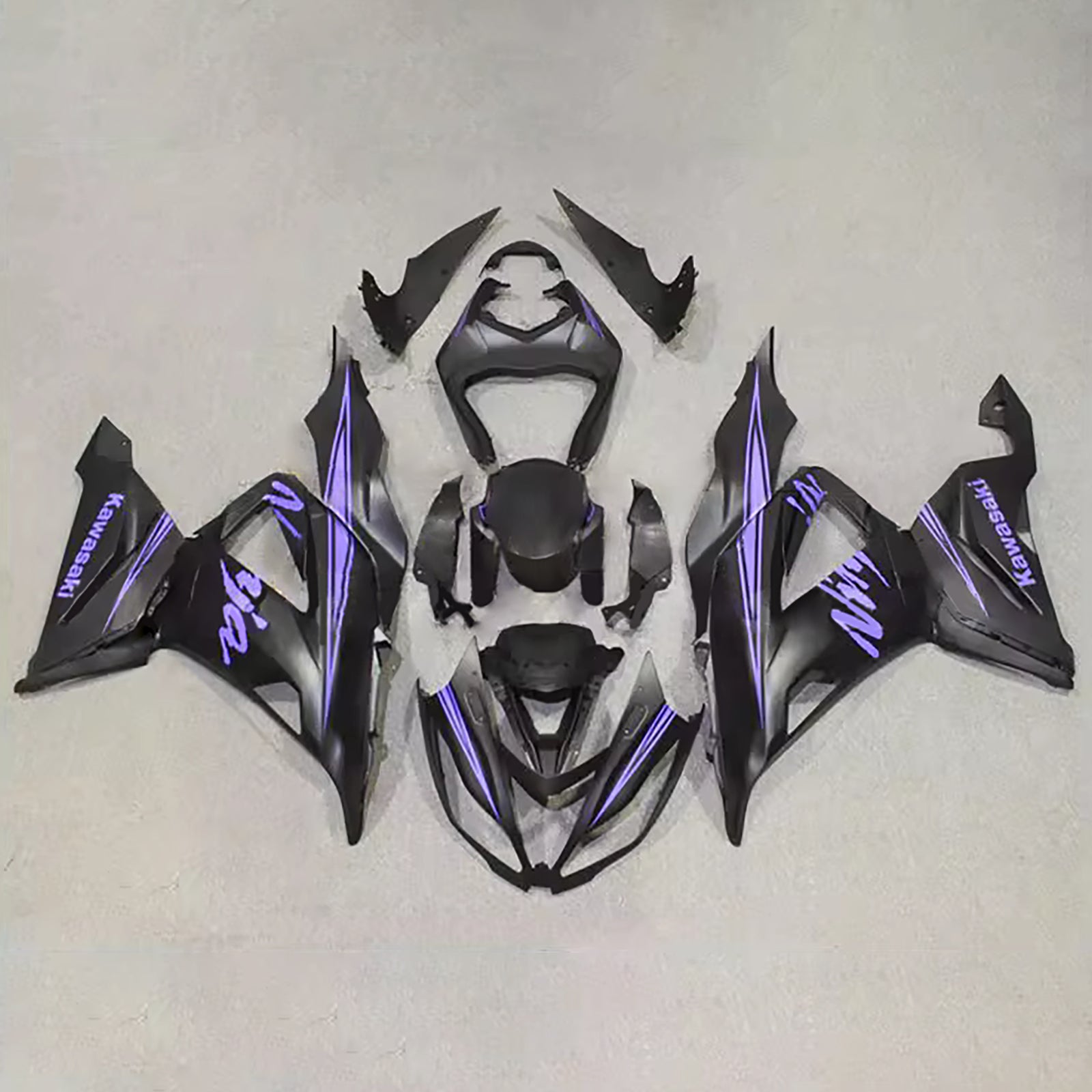 Injection Fairing Kit Bodywork Plastic ABS fit For Kawasaki ZX6R 636 2013-2018