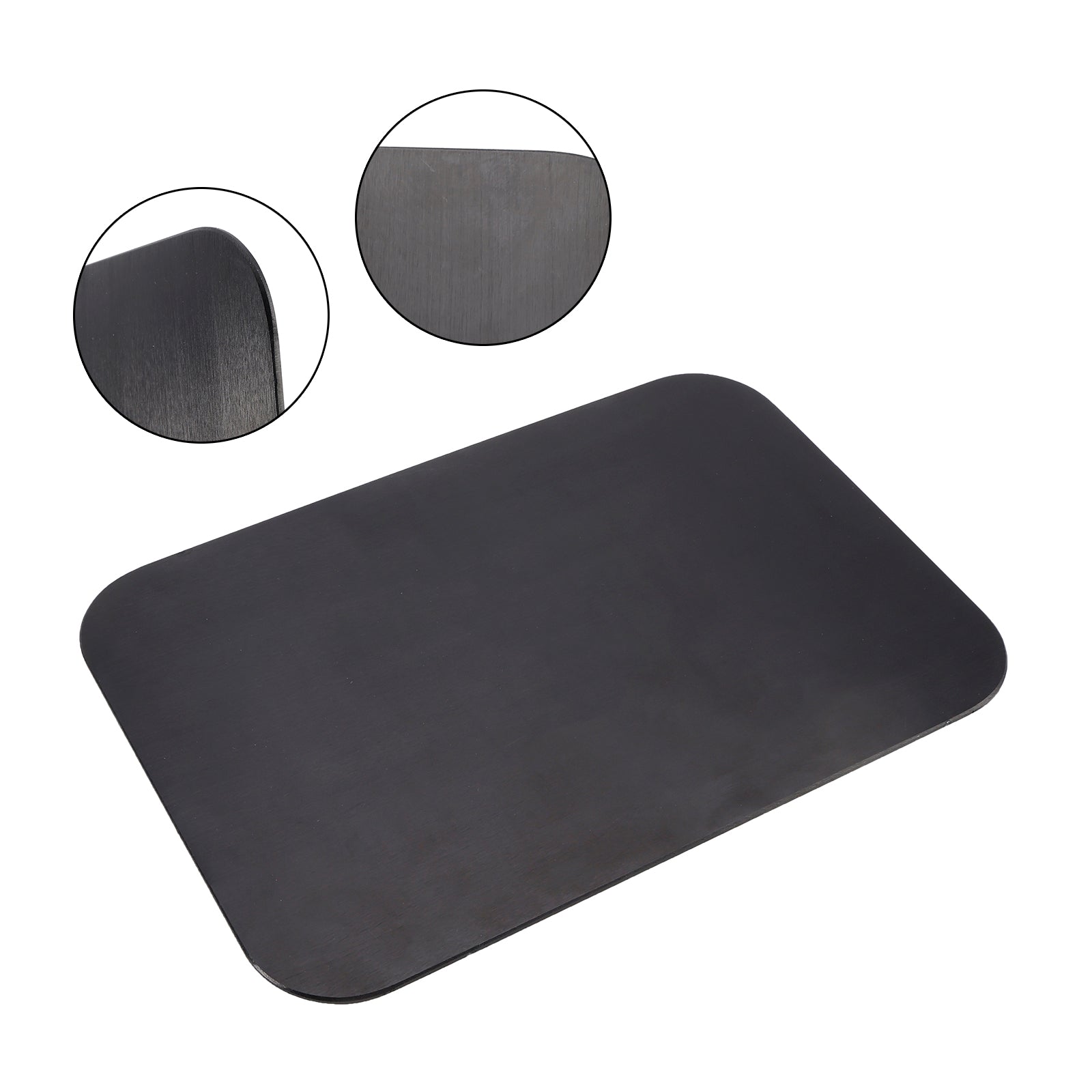 Plaque d'immatriculation quadrilatère vierge en alliage d'aluminium, bricolage universel pour moto