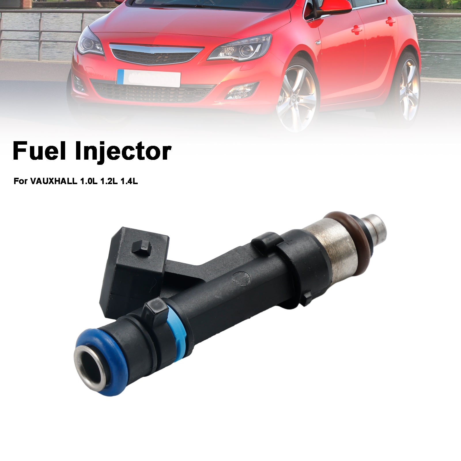 1 STKS BENZINEMOTOR BRANDSTOF INJECTOR 24420543 fit VAUXHALL 1.0 1.2 1.4 0280158181