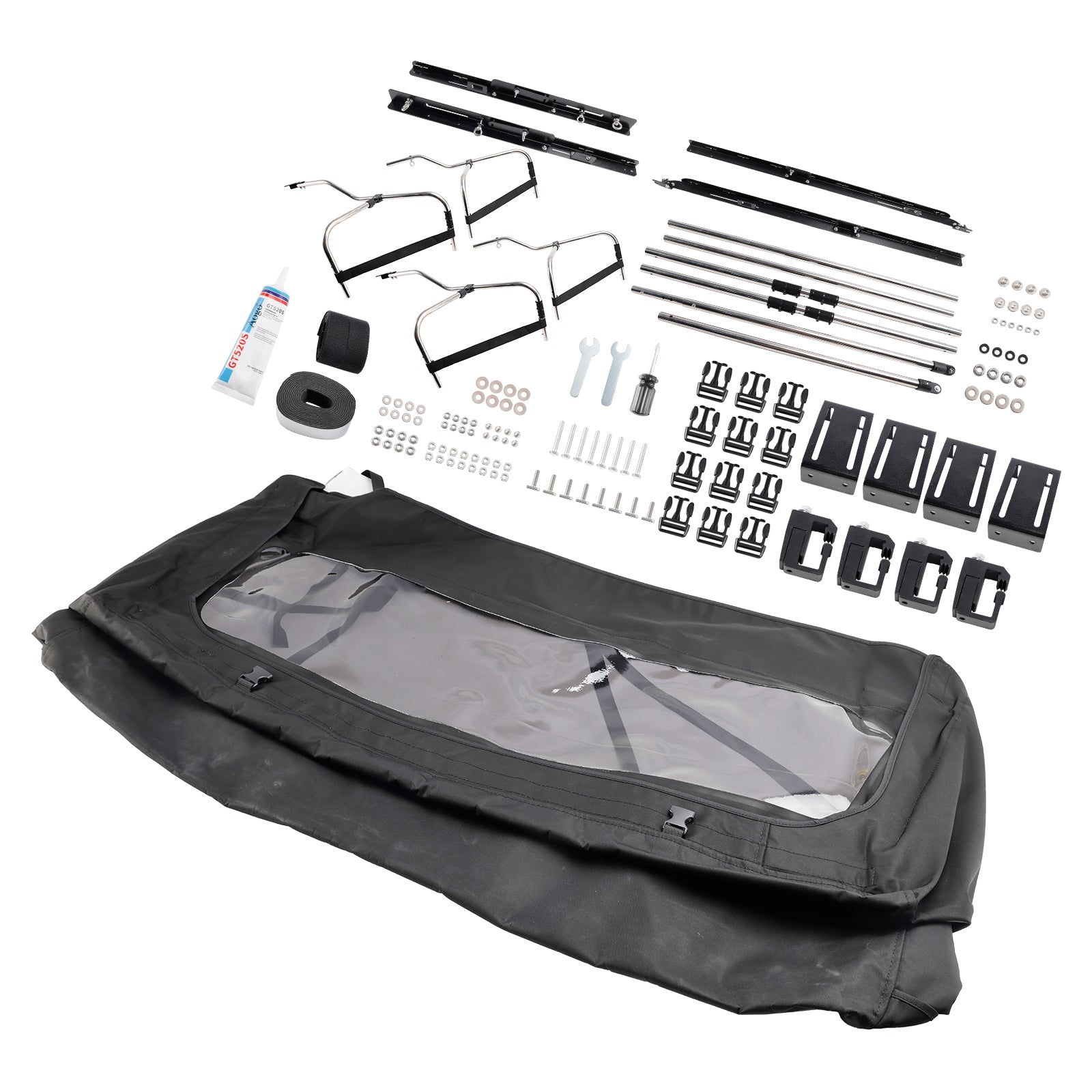 6" Soft Truck Topper Fit for Toyota Tacoma 2016-2023 4-Door