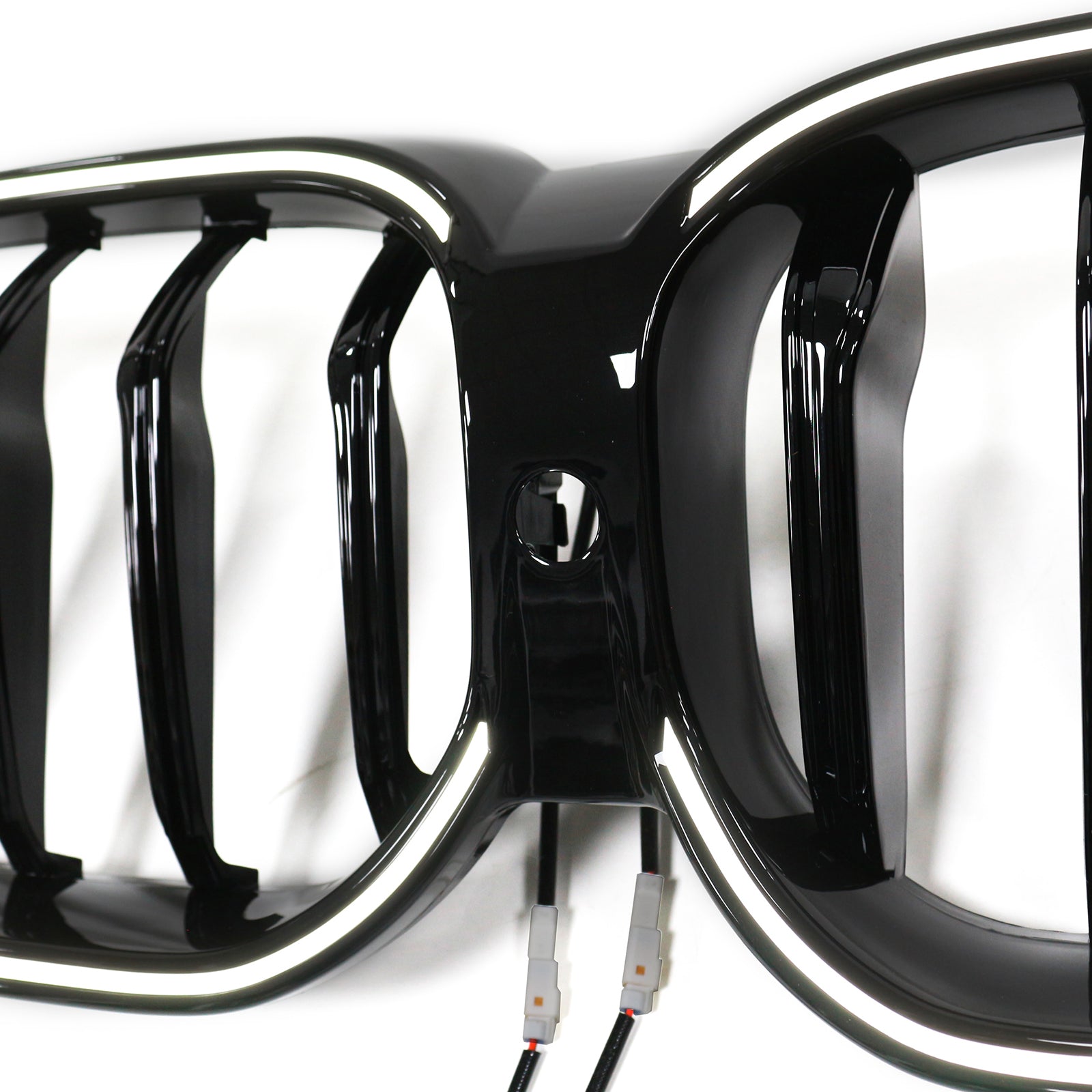 Parrilla frontal tipo riñón para BMW Serie 6 G32 2020-2025, color negro brillante