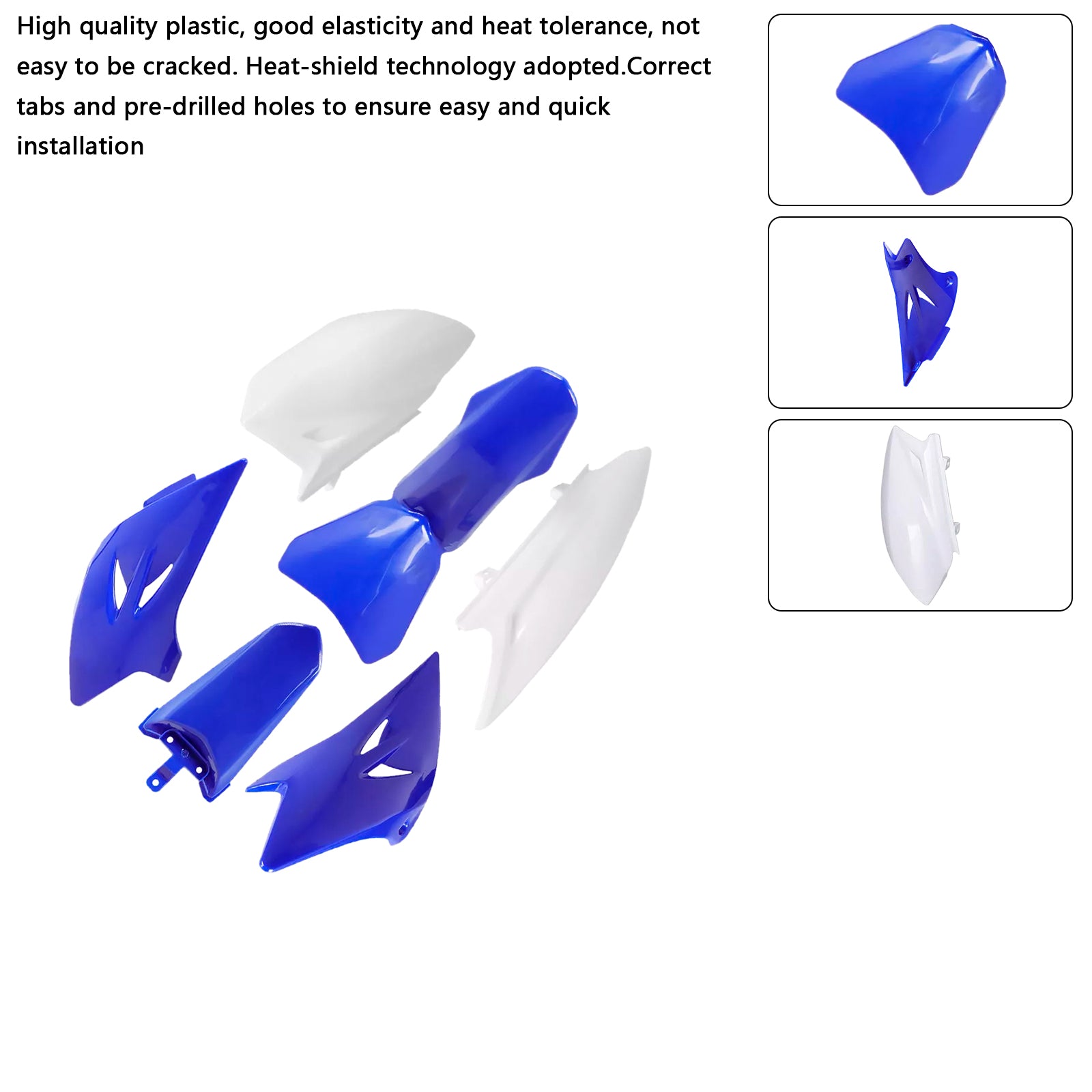 2006-2021 Yamaha TTR50 kunststof carrosseriekit voor-achterspatbordkuip