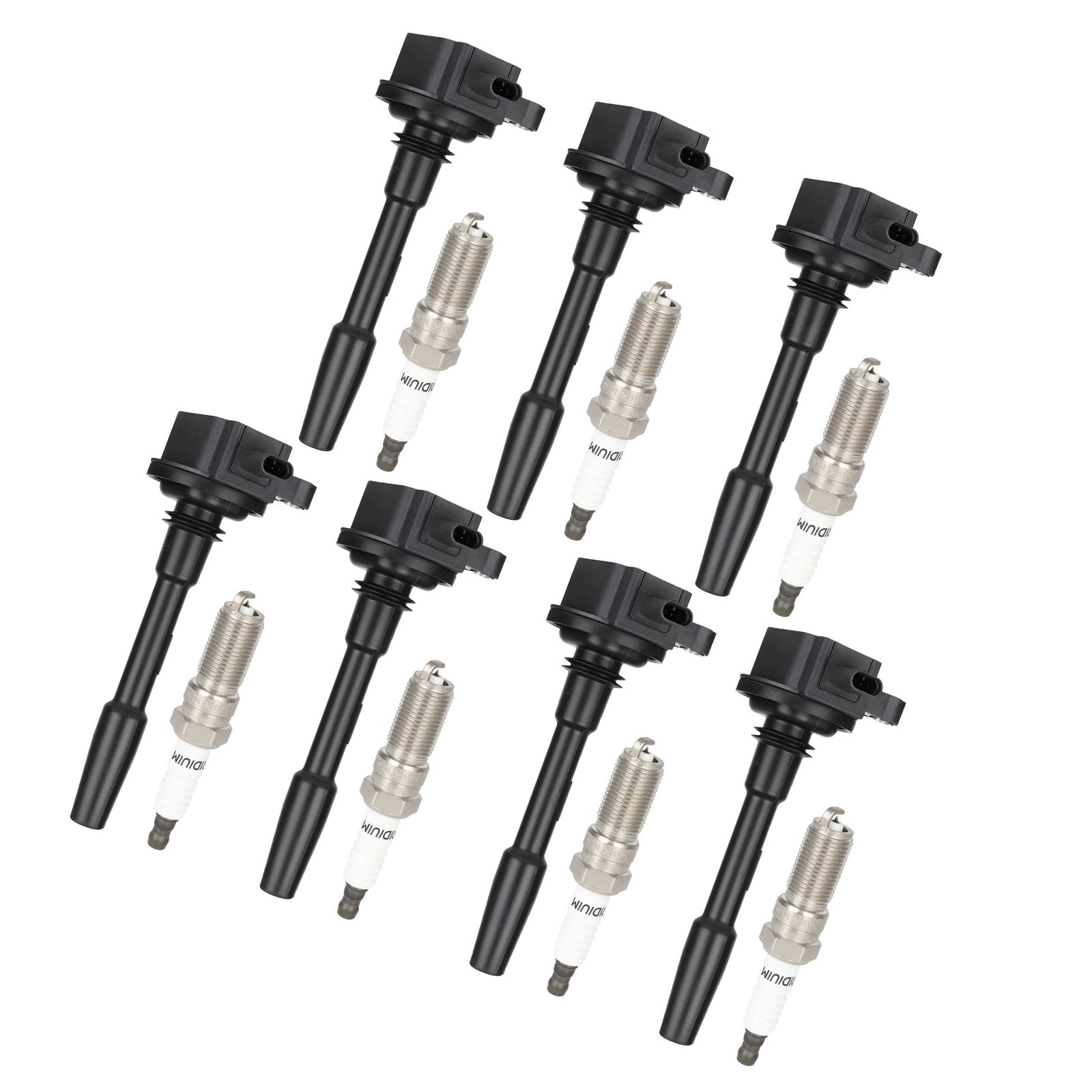 UF835 UF869 7x Ignition Coils Spark Plugs For Ford F-150 2018-2021 V8 5.0L