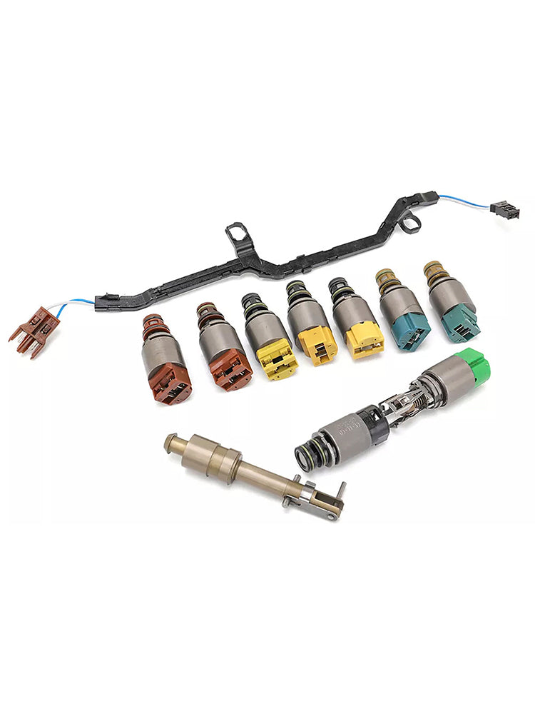 2008-2010 BMW 535i 3.0 L6 E60 6HP28 Kit de solenoide de reparación del cuerpo de la válvula de transmisión 1068298047