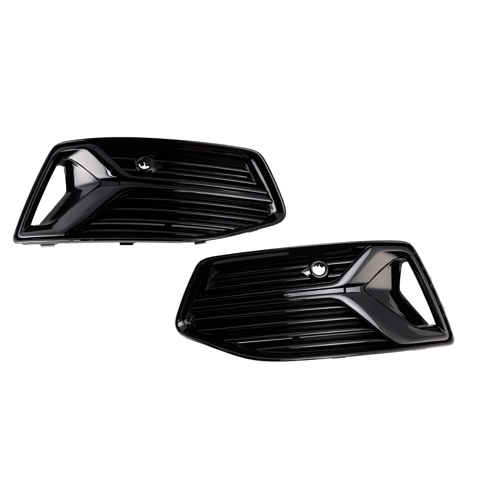 2019-2023 Audi A6 C8 2PCS Front Bumper Fog Capa Luz Grila
